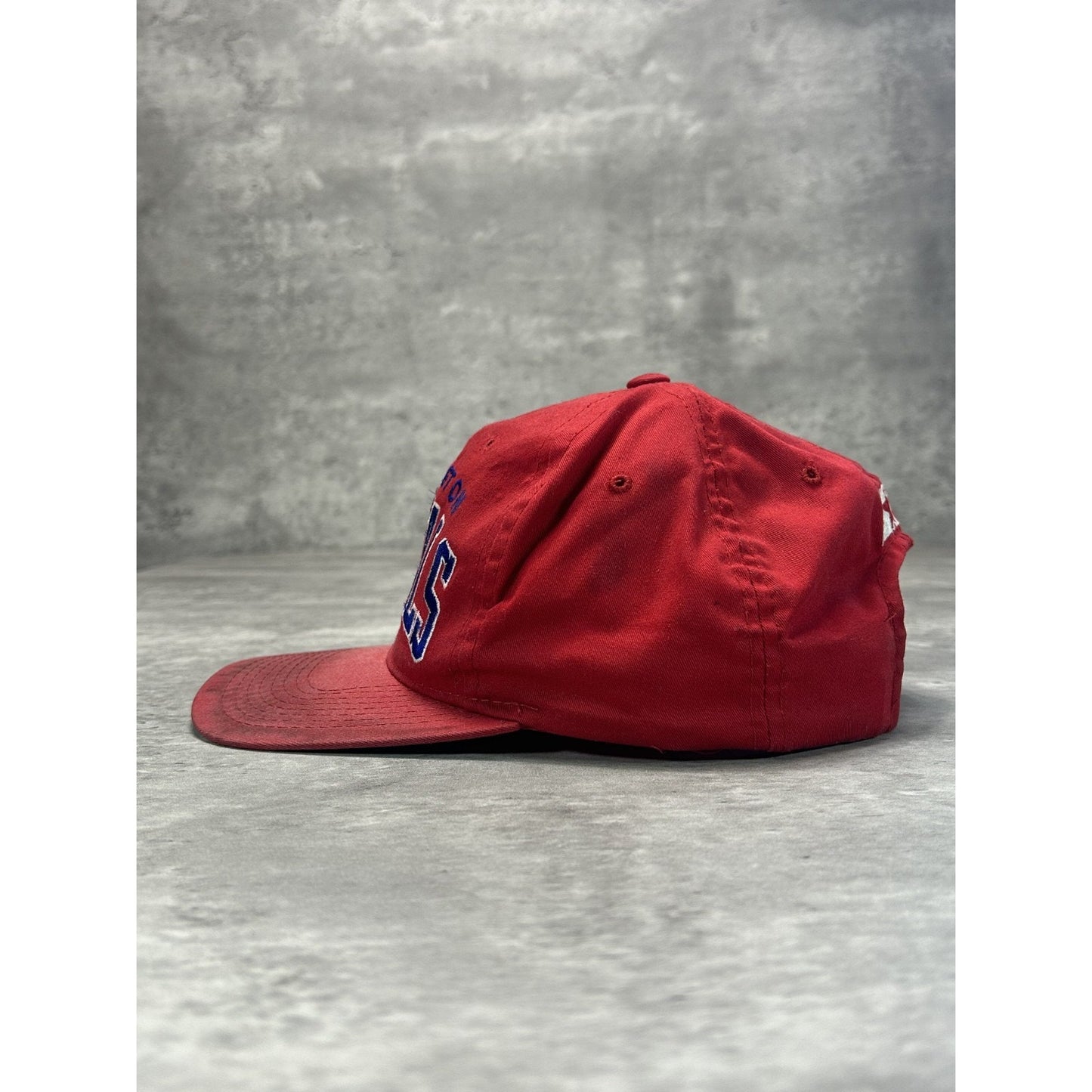 Vintage 90s Washington Capitals NHL Starter Arc Spellout Snapback Hat OSFA
