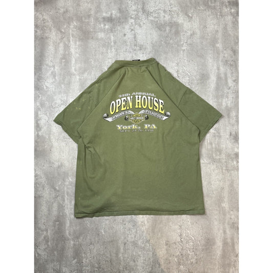 Vintage 1998 Harley Davidson 25th Anni Motorcycle Graphic T-Shirt Size 2XL