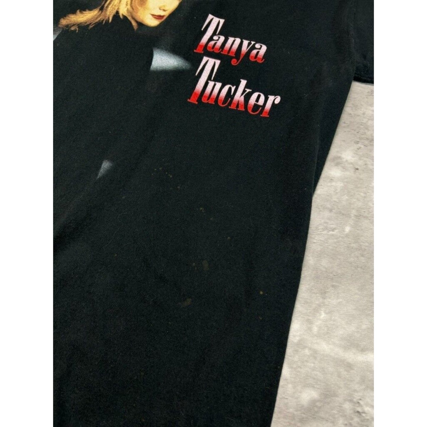 Vintage 1994 Tanya Trucker World Tour Country Music Graphic T-Shirt Size Large