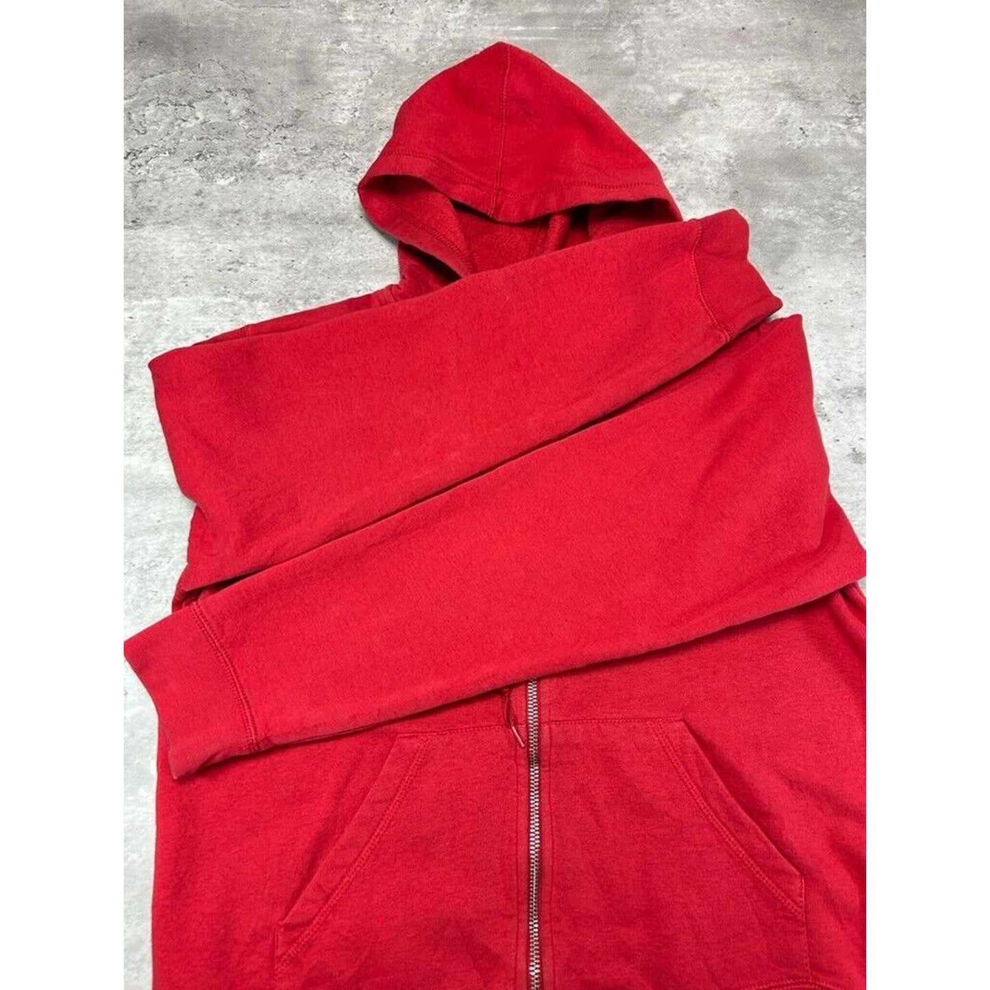 Vintage Y2K Womens Nike Tonal Embroidered Swoosh Full Zip Hooded Sweatshirt Size Medium