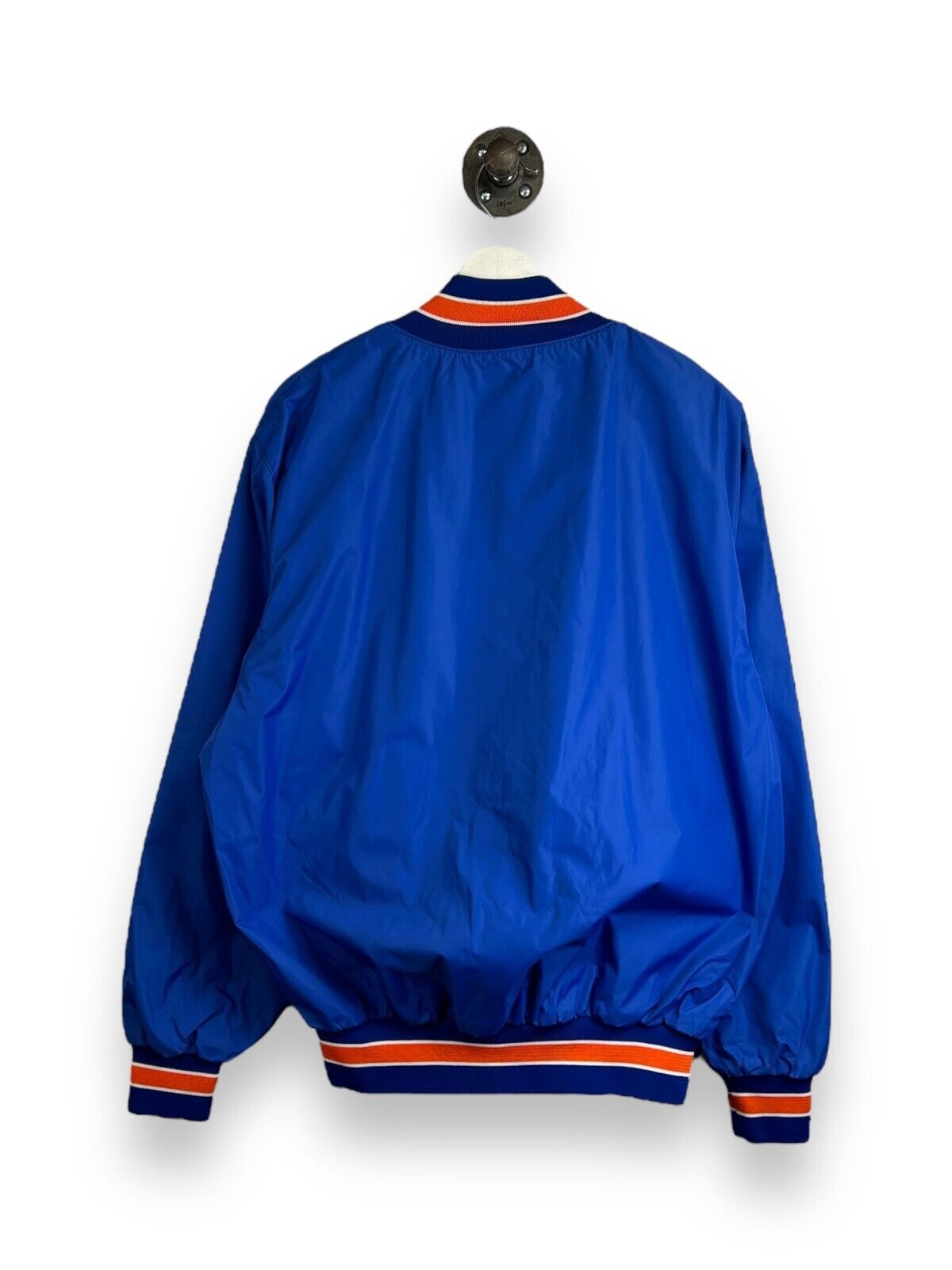 Vintage 80s Florida Gators NCAA Collegiate Nylon Bomber Jacket Size XL Blue