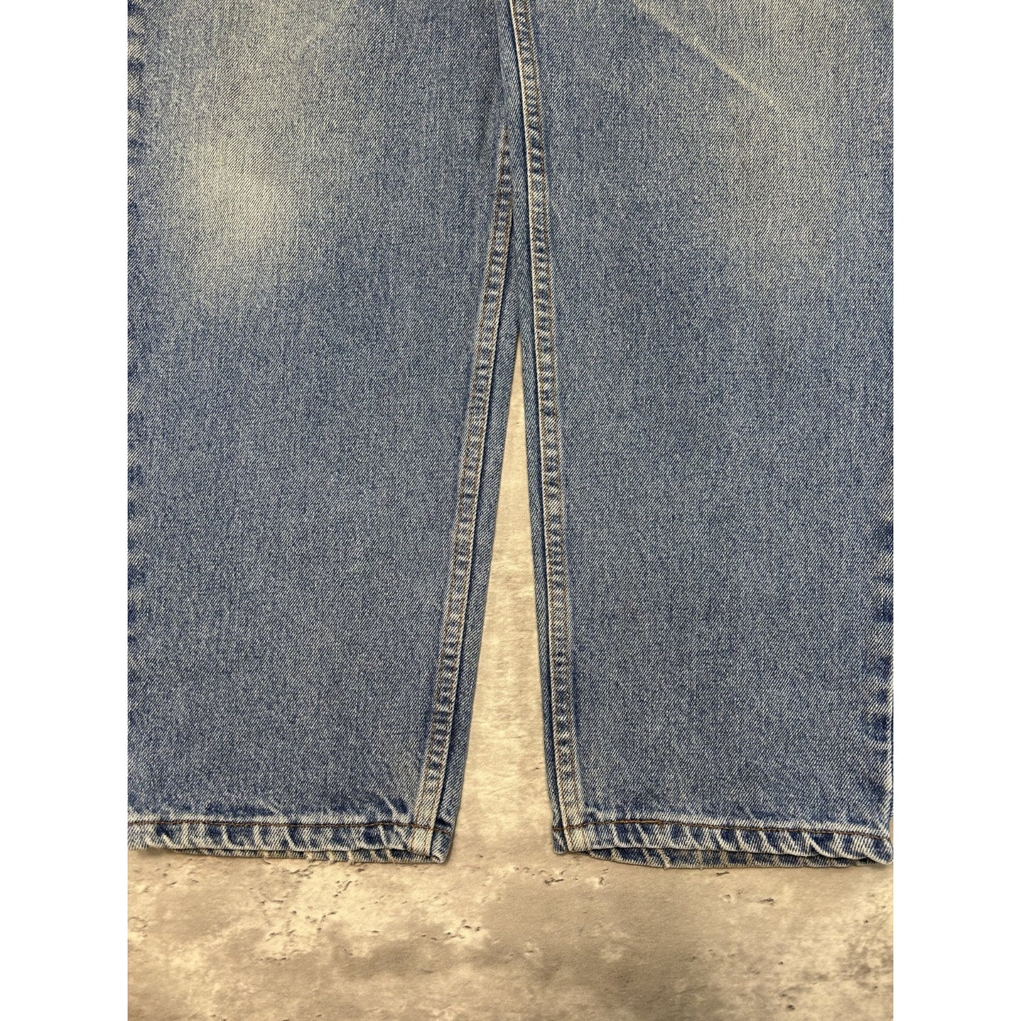 Vintage 90s Levis 550 Red Tab Light Wash Denim Pants Size 36 Blue