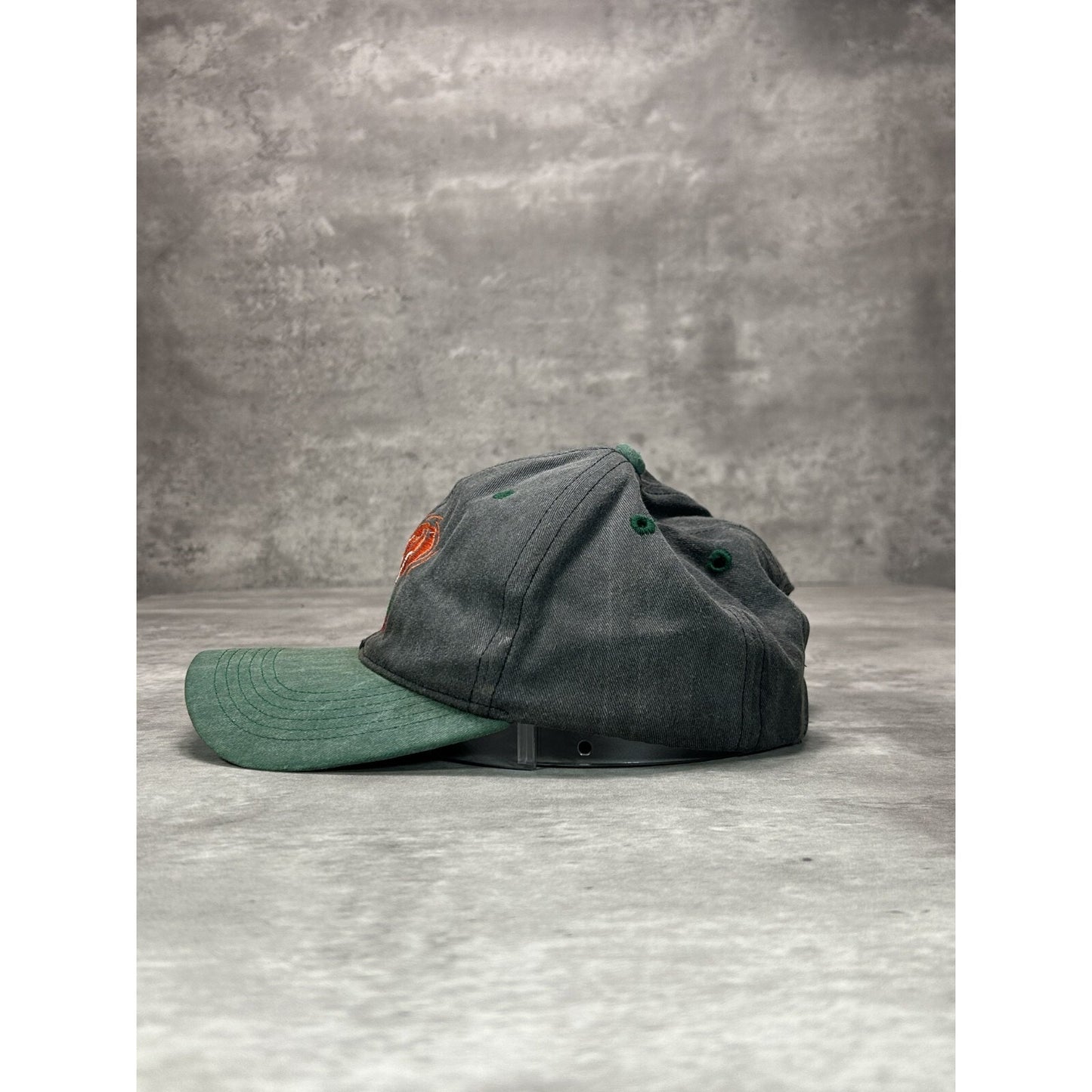 Vintage 90s Mountain Dew Basketball Embroidered Graphic Snapback Hat OSFA