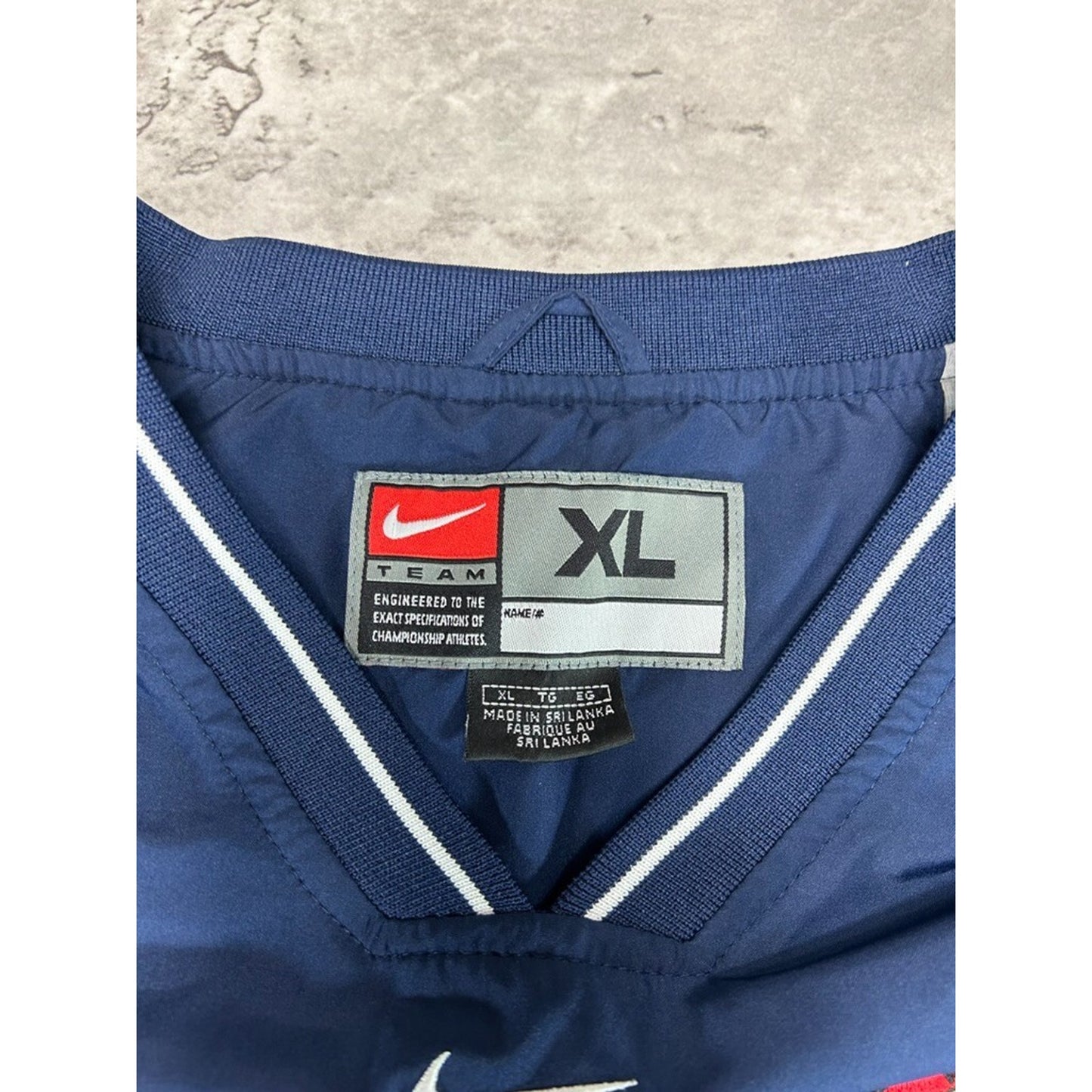 Vintage Y2K Nike Wisconsin Football Coaches Pullover Windbreaker Jacket Sz XL