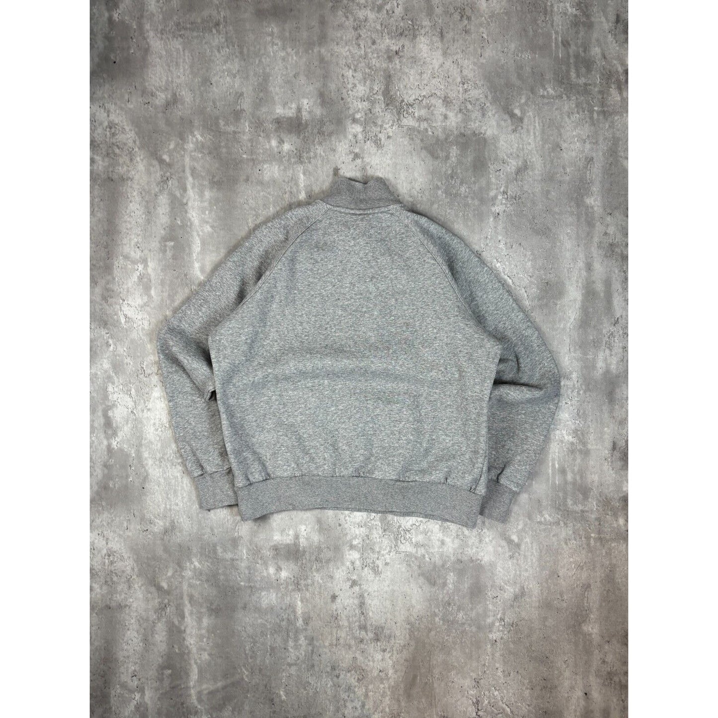Vintage Womens Nike Embroidered Swoosh 1/2 Zip Pullover Sweatshirt Size XL Gray