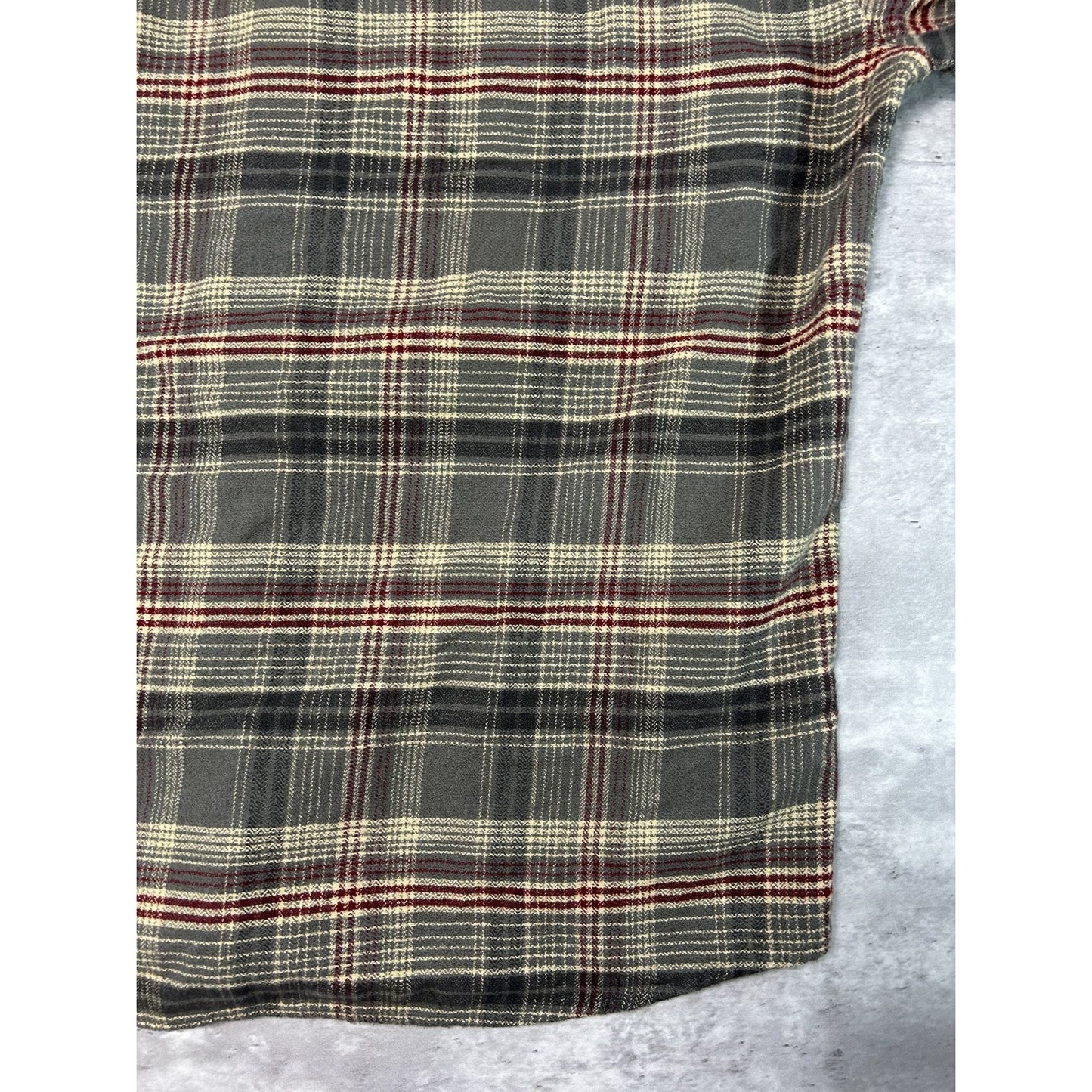 Vintage Woolrich Plaid Print Long Sleeve Button Up Shirt Size Large