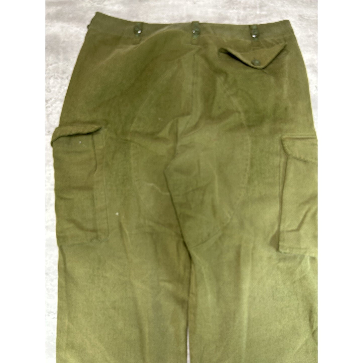 Vintage 1980s/90s MIlitary Nato Army Cargo Pants Size 36 Green