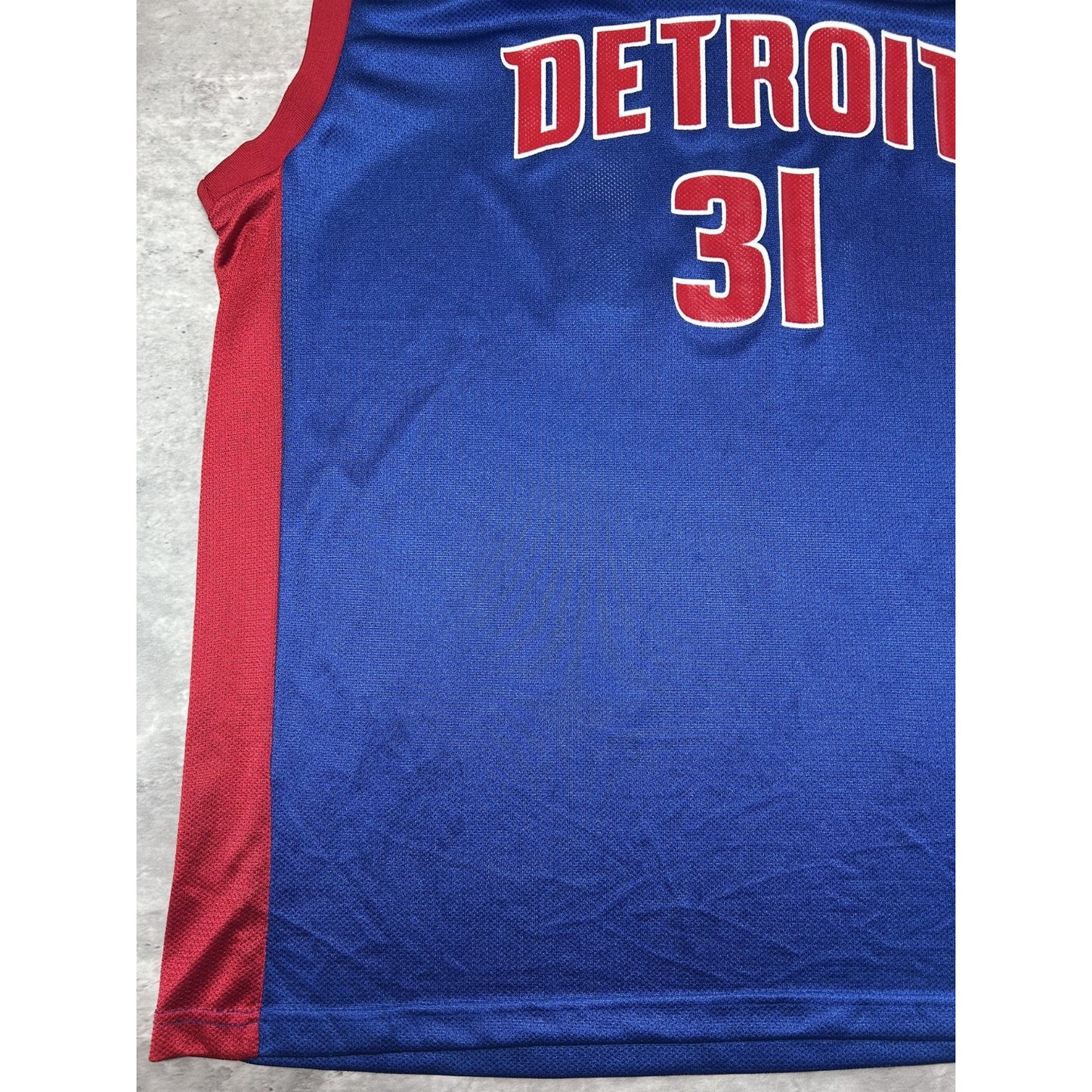 Vintage Darko Milicic #31 Detroit Pistons NBA Reebok Basketball Jersey Size XL