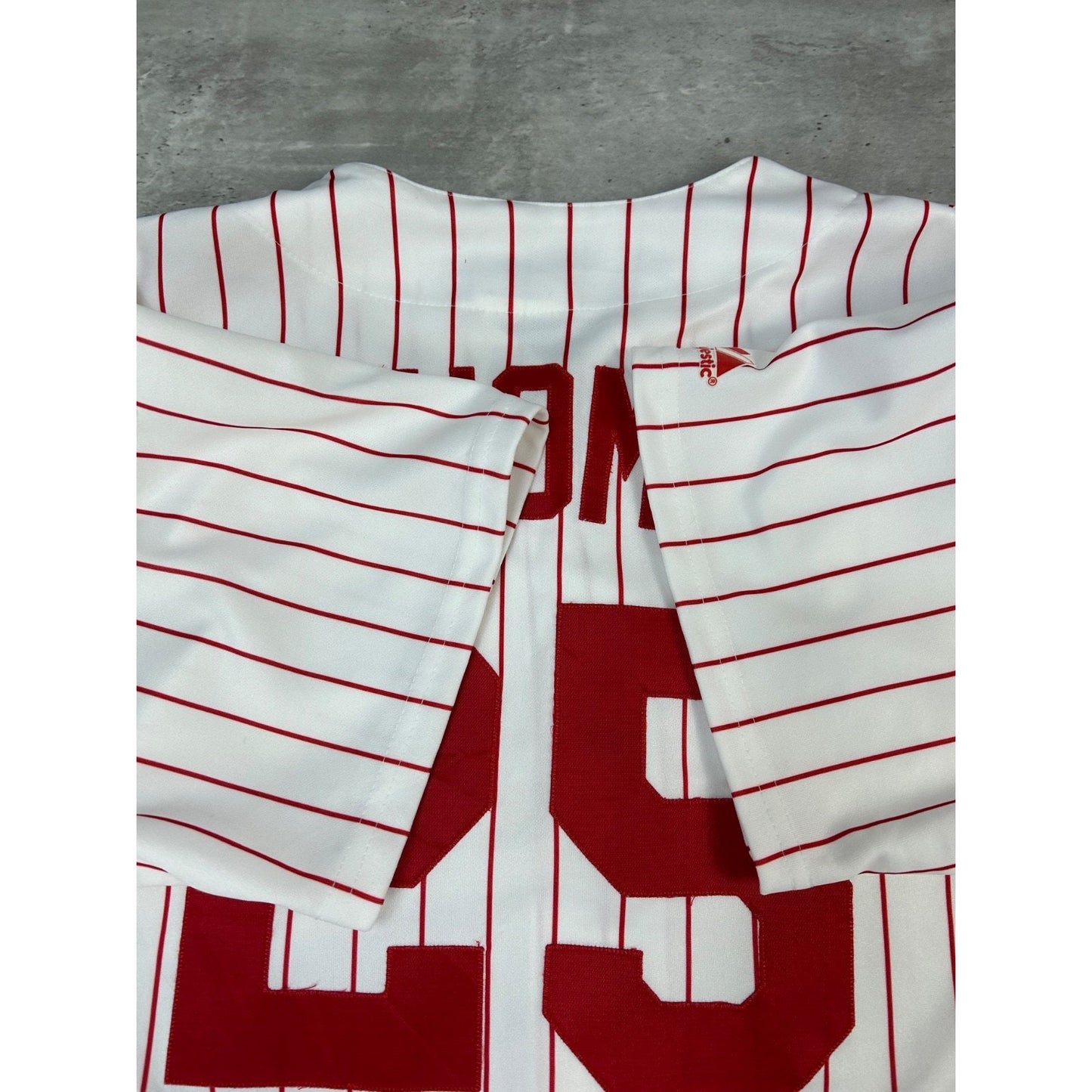 Vintage 90s Jim Thome #25 Philadelphia Phillies MLB Pinstripe Jersey Size 2XL