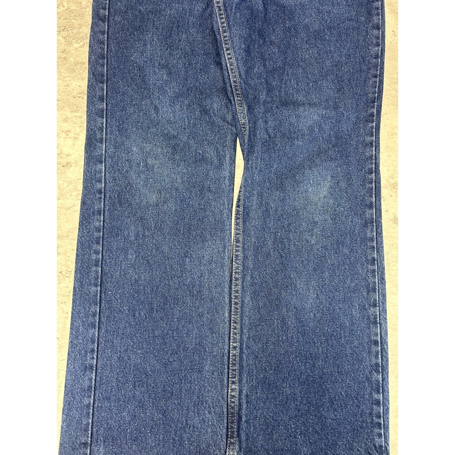 Vintage 90s Levis 517 Boot Cut Dark Wash Denim Pants Size 33 Blue