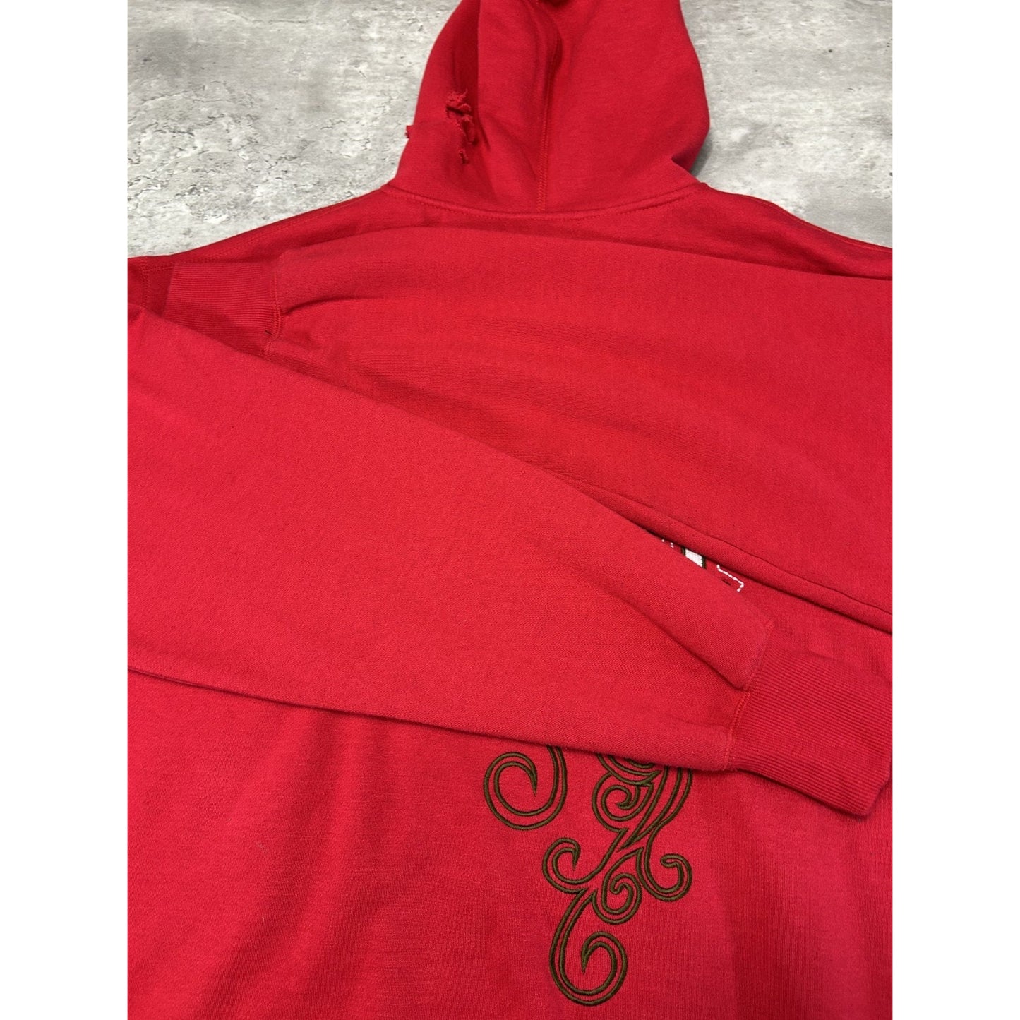 Vintage Y2K Coogi Embroidered Spellout Full Zip Hooded Sweatshirt Size 2XL