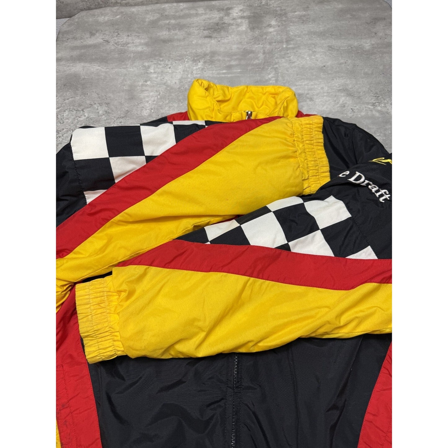 Vintage 90s Rusty Wallace #2 Nascar Embroidered Miller Racing Jacket Size Medium