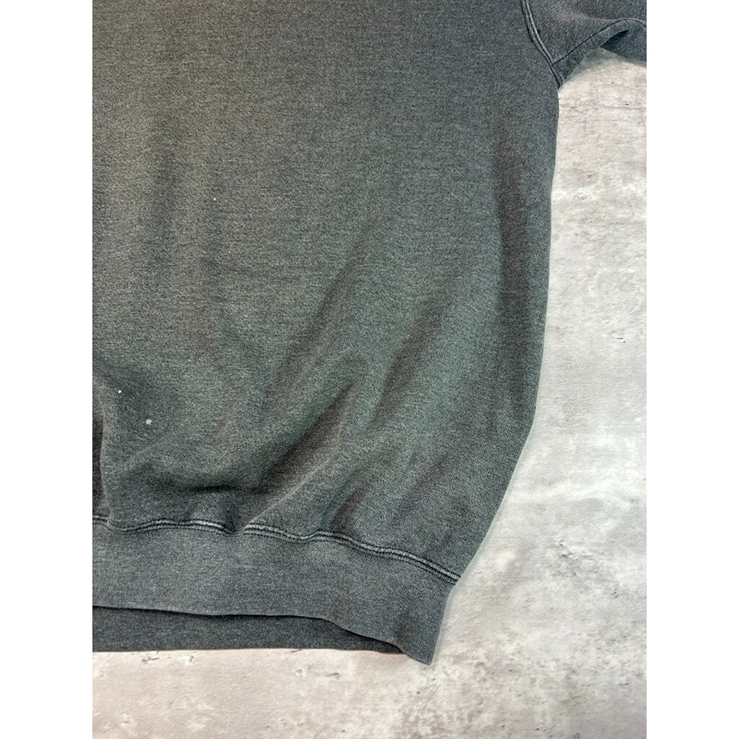 Vintage 90s Nike Graphic Swoosh Spellout Crewneck Sweatshirt Size Large Gray