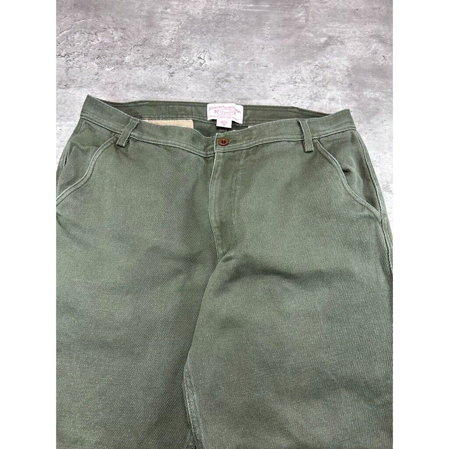 Vintage 1980s Filson Trouser Style Pants Size 36 Green