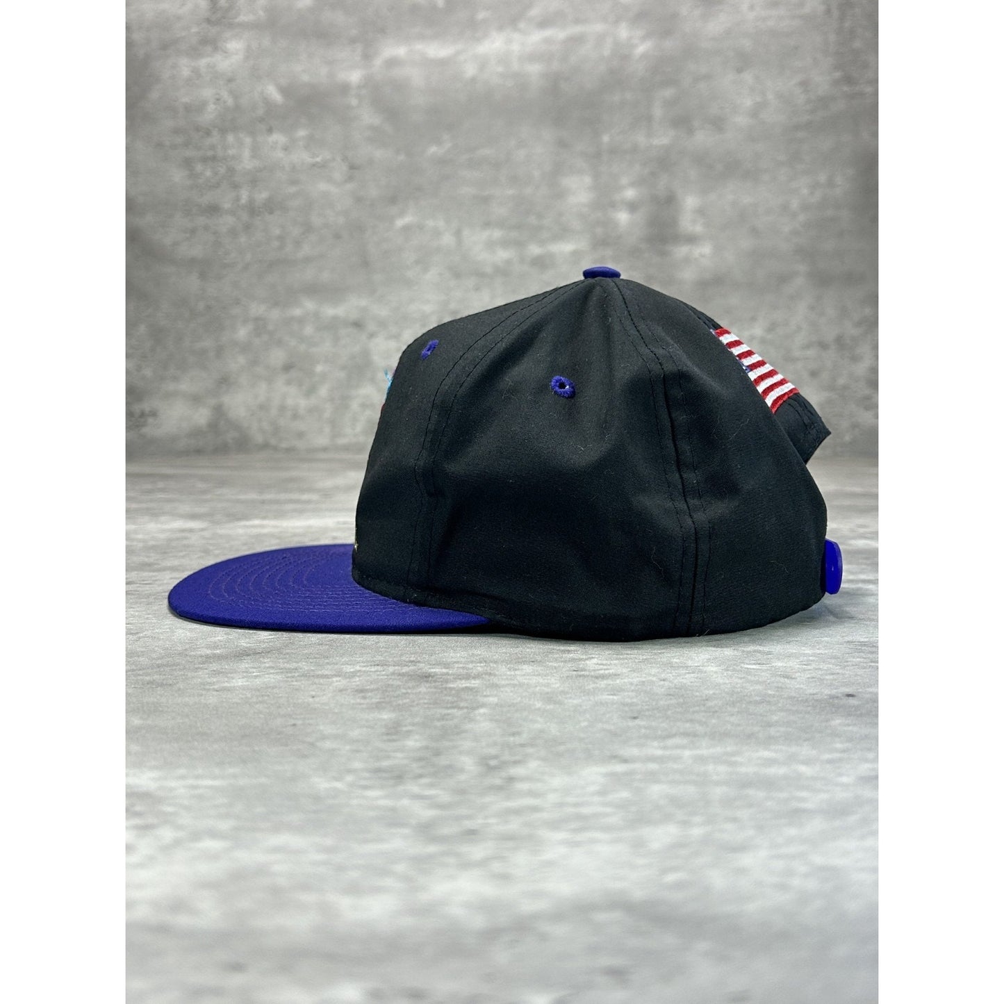Vintage 1996 Atlanta Olympics Embroidered Logo Snapback Hat OSFA Black