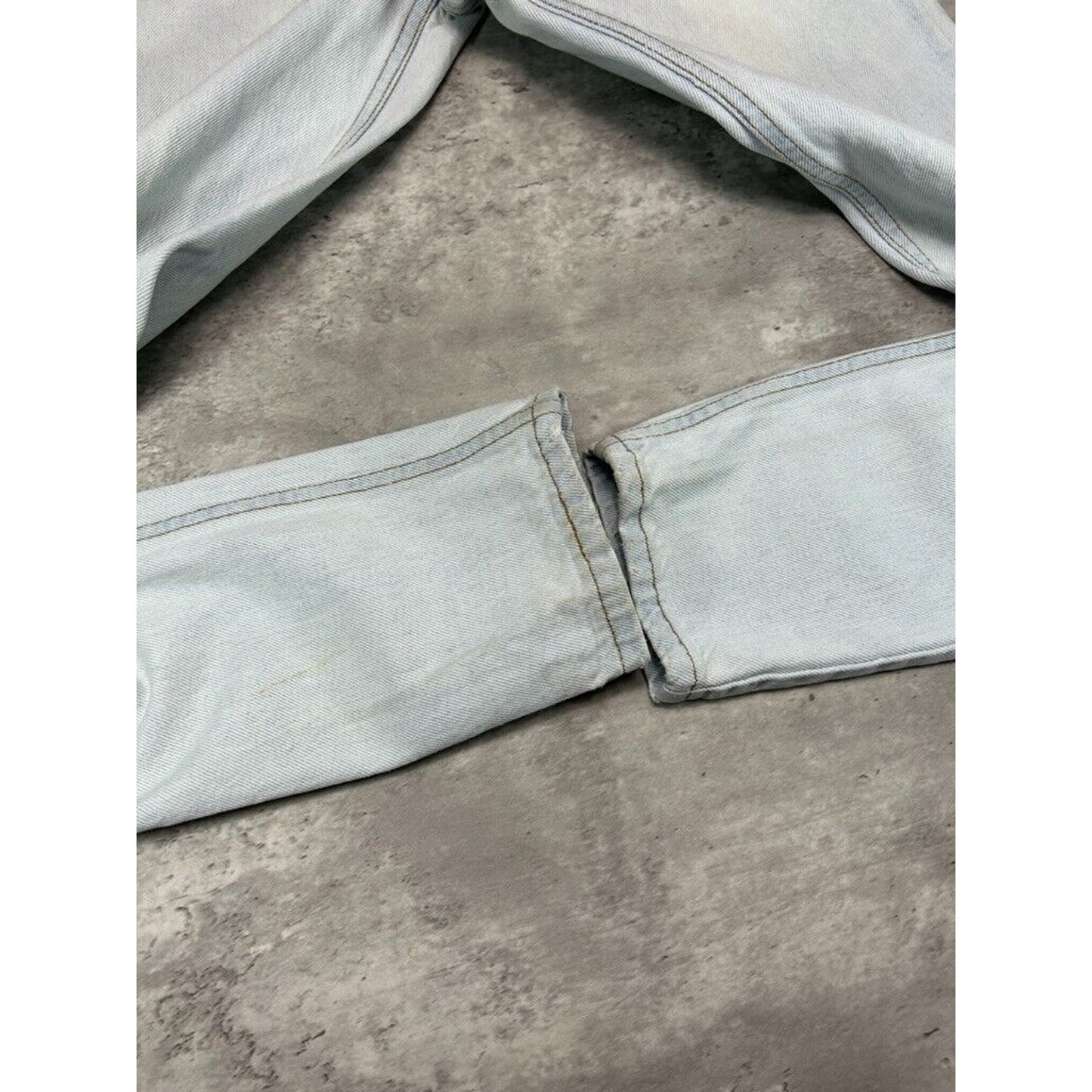 Vintage 90s Levis 512 Red Tab Slim Fit Light Wash Denim Pants Size 26 Blue