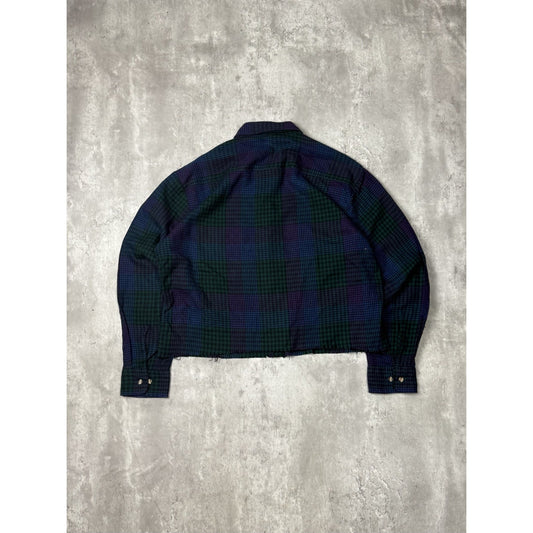 Vintage 80s/90s Mountain Express Reworked Cropped Button Up Shirt Size XL