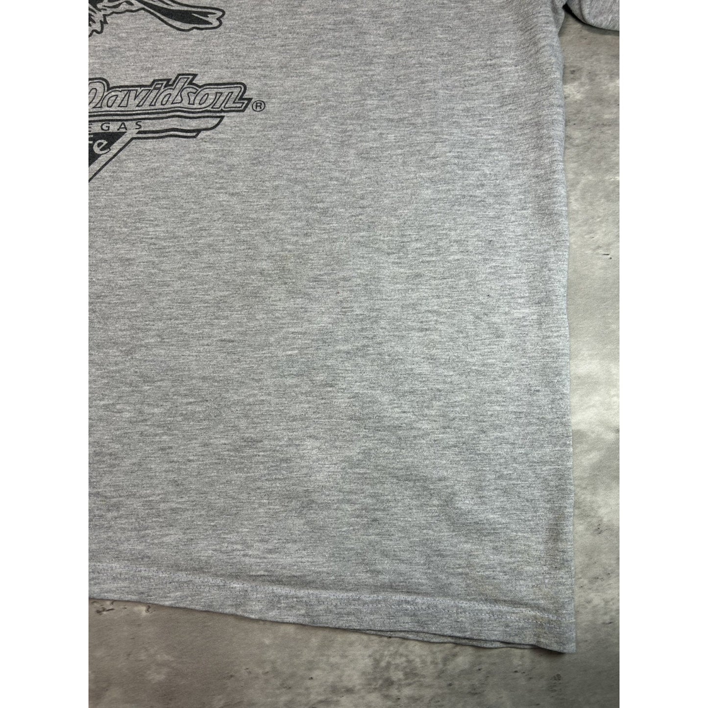 Vintage Harley Davidson Cafe Graphic Spellout Long Sleeve T-Shirt Size 2XL