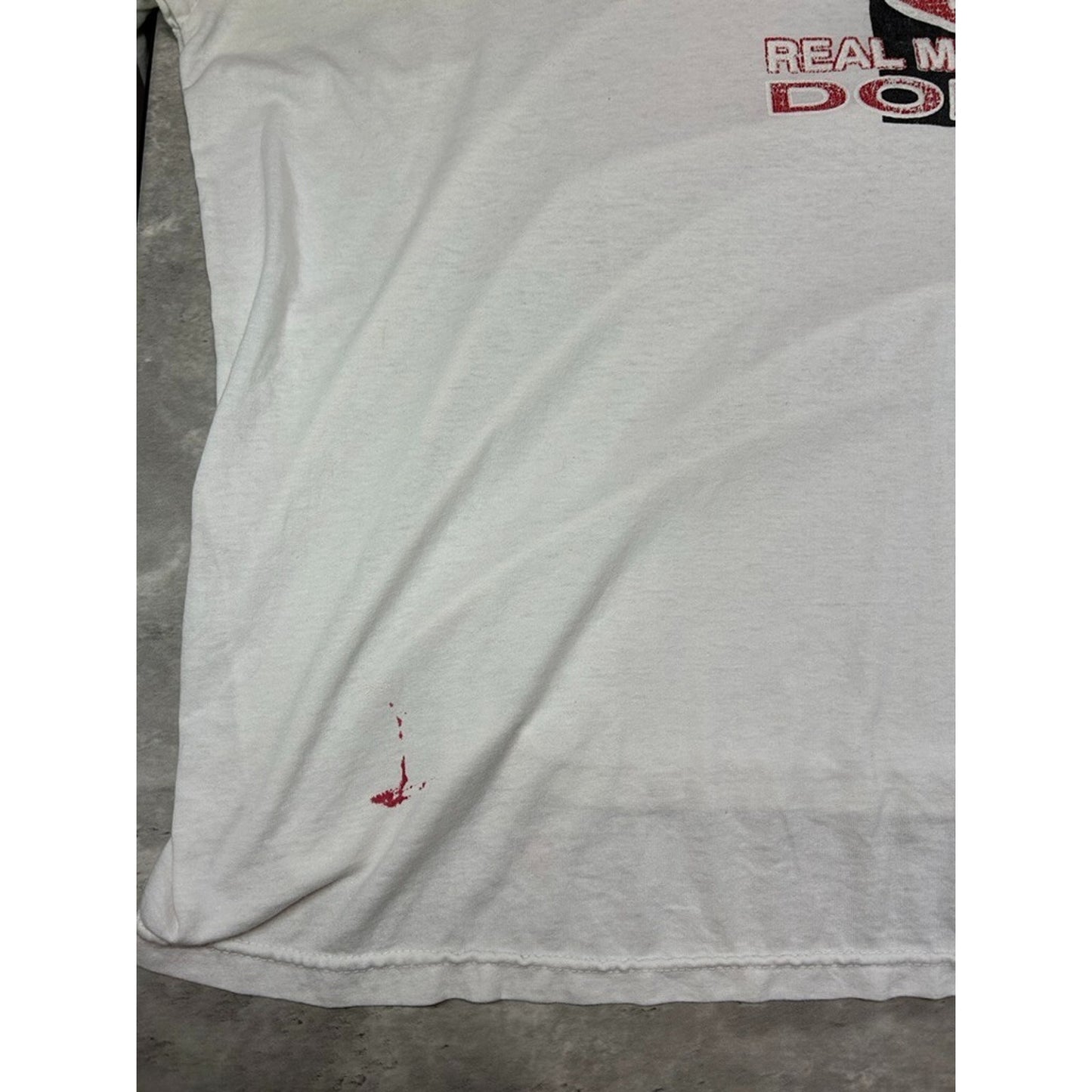 Vintage Bite Me Ford Boy Real Men Drive Dodge Car Slogan Graphic T-Shirt Sz XXXL