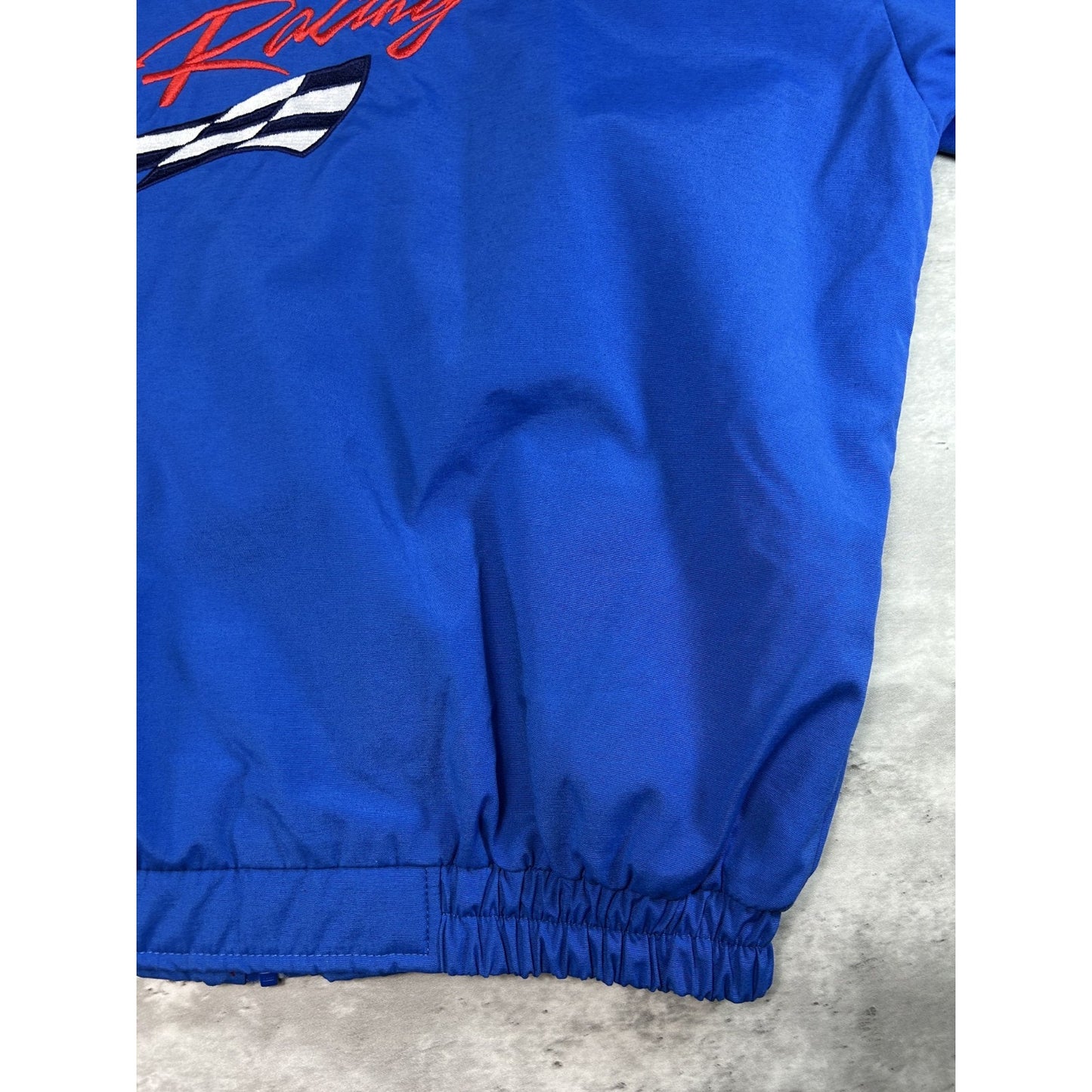 Vintage 90s Napa Racing Embroidered Full Zip Nylon Nascar Jacket Size Large