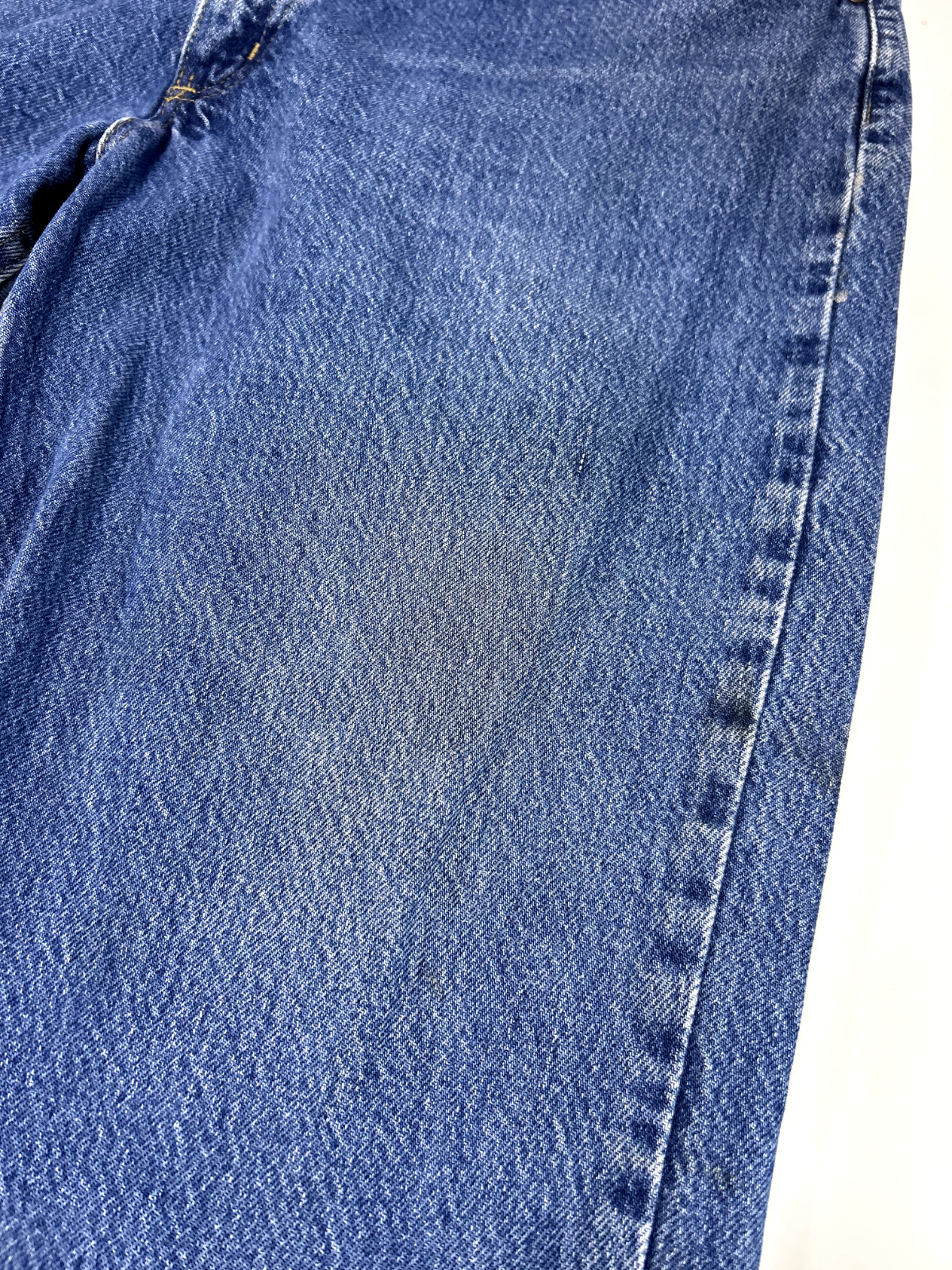 Vintage 90s Carhartt Dark Wash Denim Workwear Pants Size 38 Blue