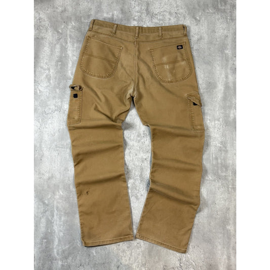 Vintage Dickies Canvas Workwear Carpenter Pants Size 38 Beige