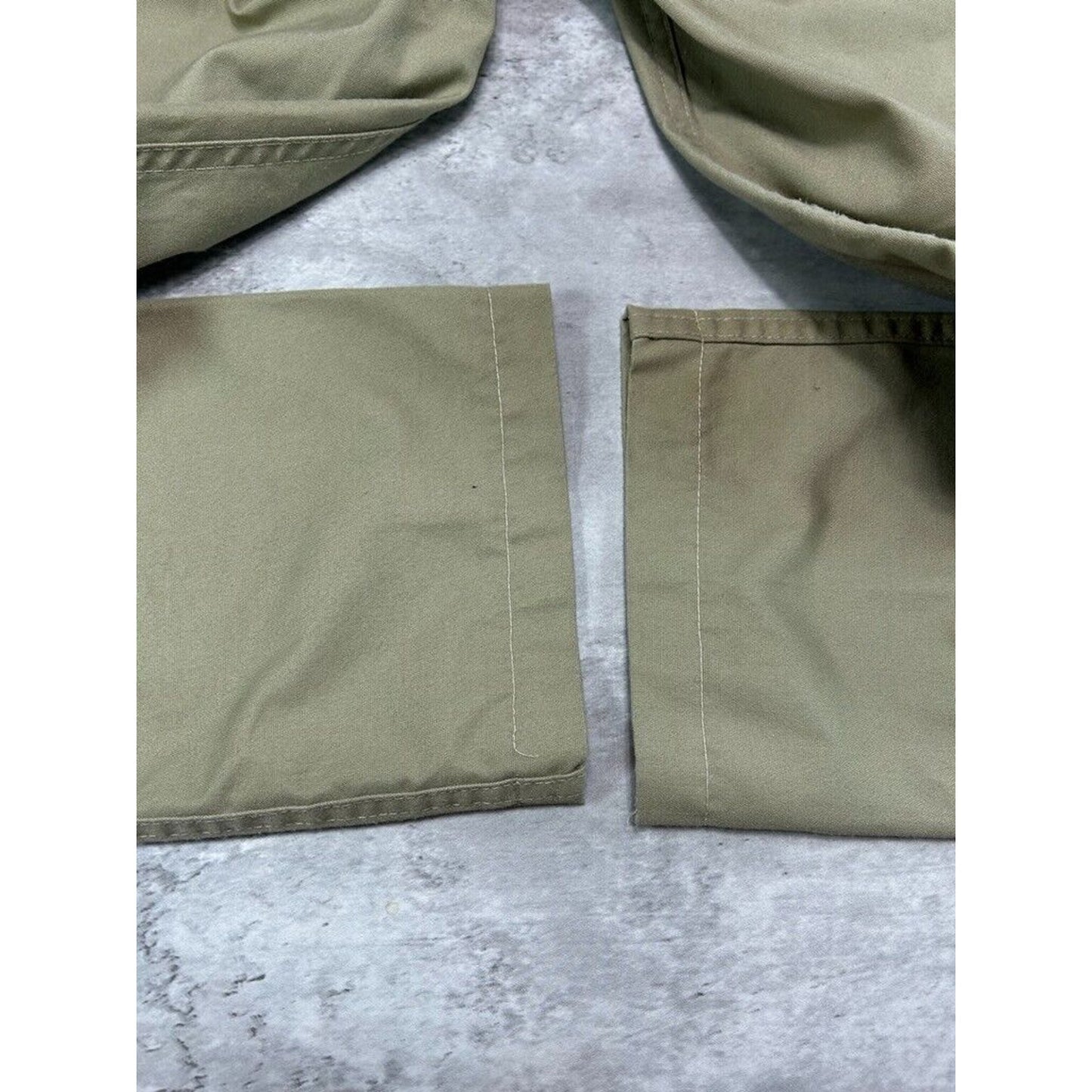 Vintage 1960s Multi Pocket Fishermans Cargo Pants Size 30 Beige