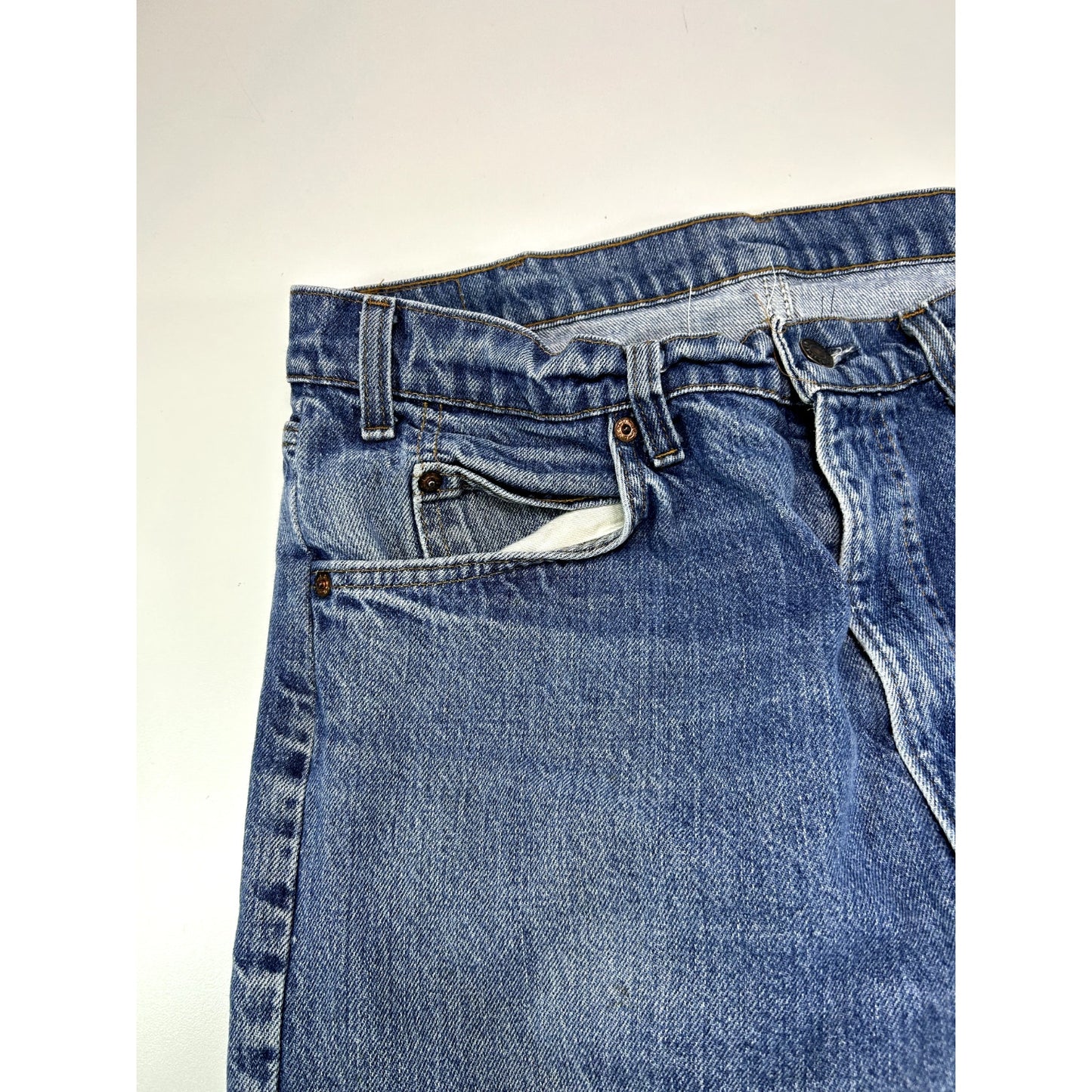 Vintage 80s/90s Levis Orange Tab Dark Wash Denim Pants Size 34