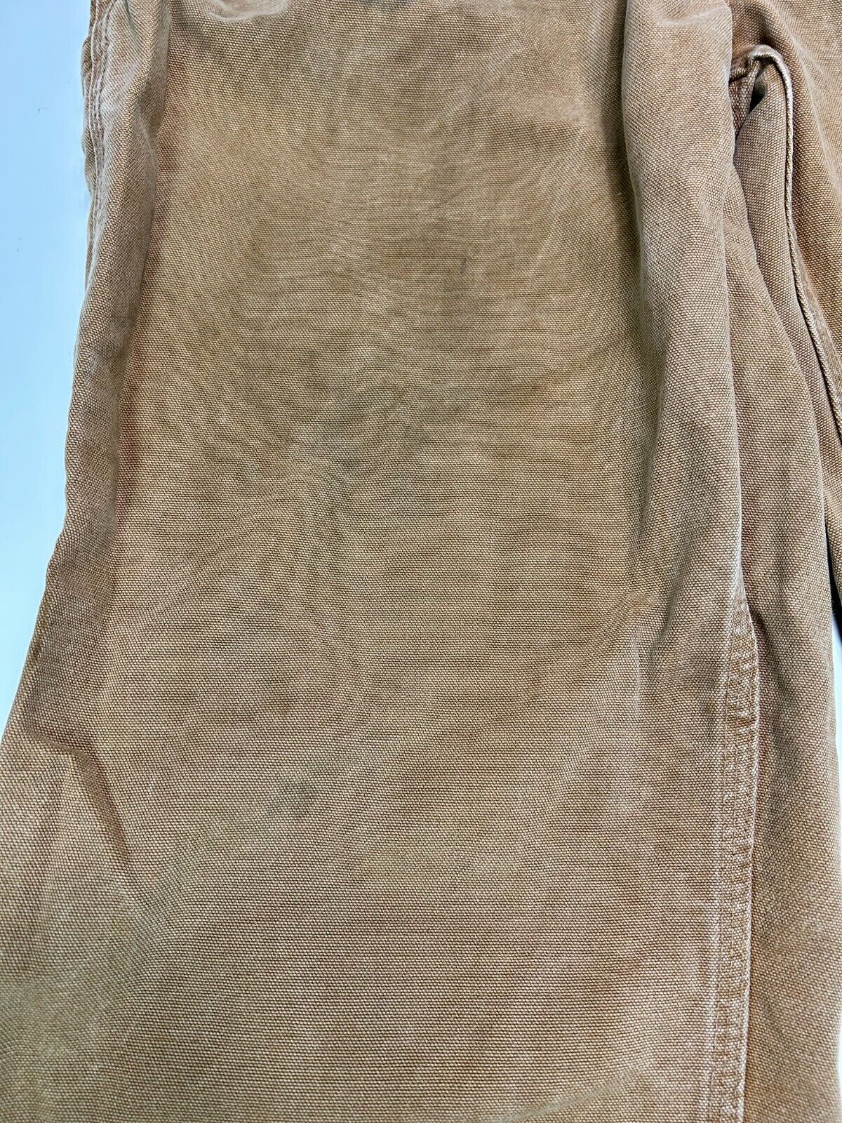 Vintage Carhartt Canvas Work Wear Carpenter Pants Size 34W Beige