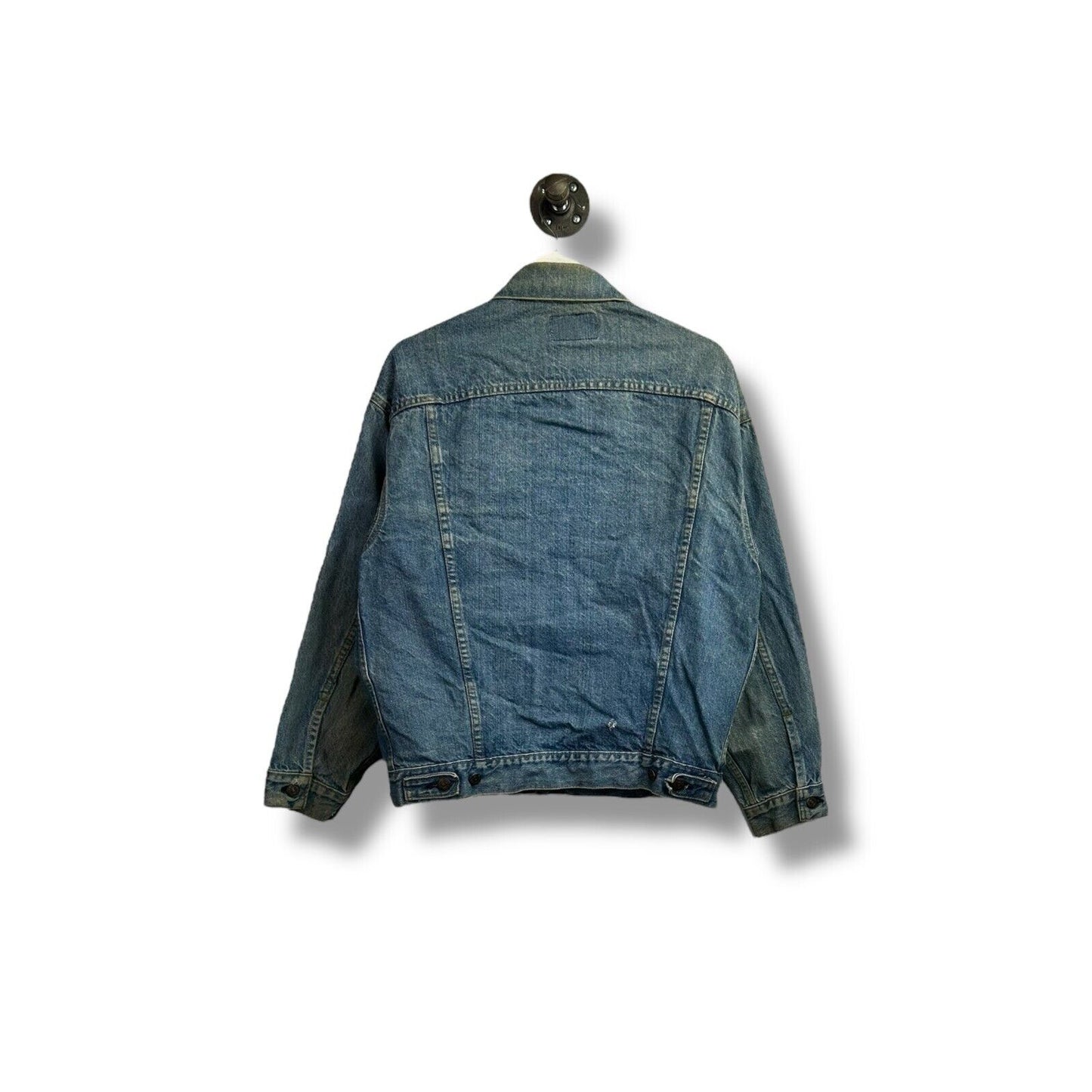 Vintage 90s Levis Red Tab Medium Wash Denim Type 3 Jacket Size Medium