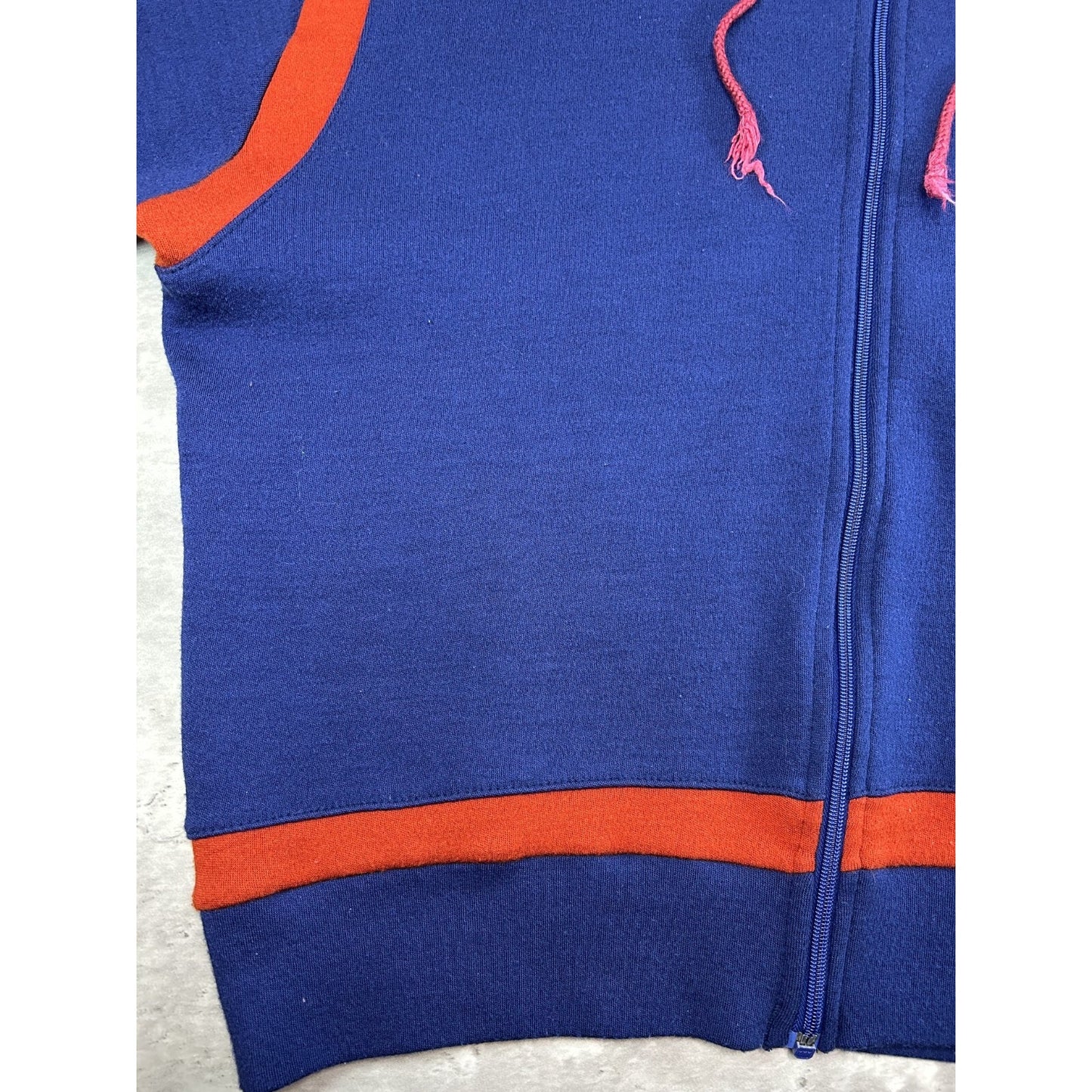 Vintage 80s/90s Speedo Two Tone Full Zip Hooded Sweatshirt Size Large