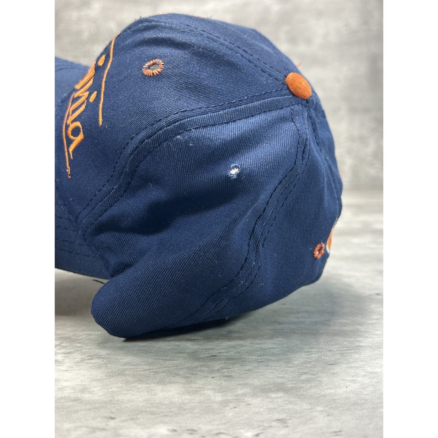 Vintage 90s Virginia Cavaliers NCAA Embroidered Spellout Snapback Hat OSFA