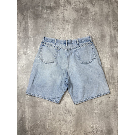 Vintage Wrangler Jeans Light Wash Denim Shorts Size 38 Blue