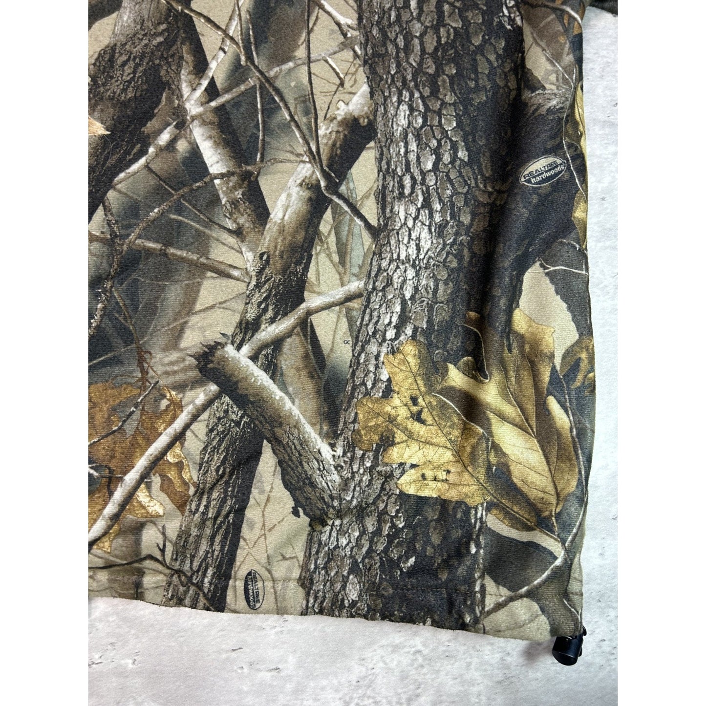 Vintage 90s Stearns Dry Wear Advantage Tree Camo Hunting Bomber Jacket Size XL
