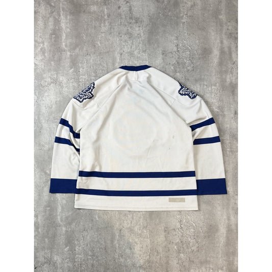 Vintage 90s Toronto Maple Leafs NHL Stitched CCM Hockey Jersey Size Medium