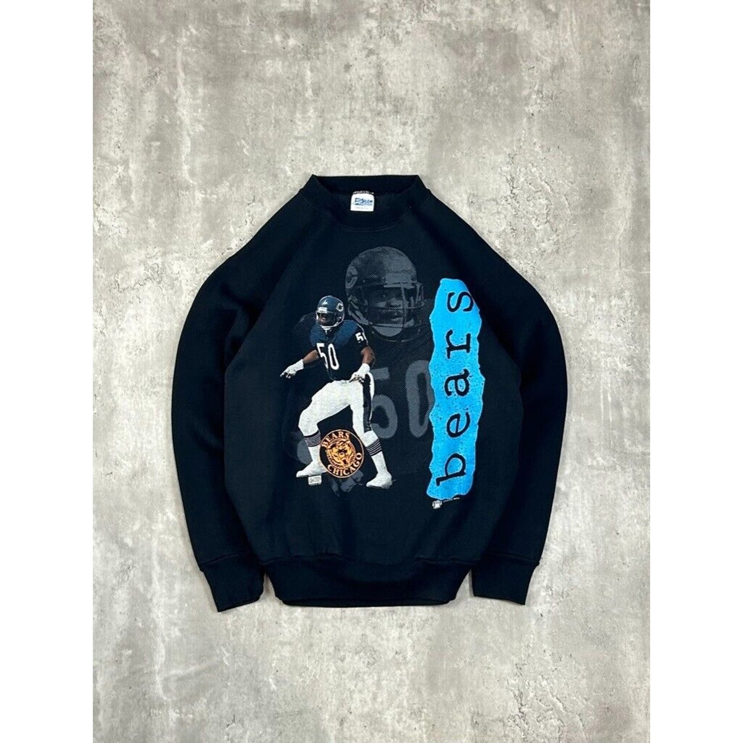 Vintage 1987 Chicago Bears NFL Player Graphic Football Sweatshirt Size Large