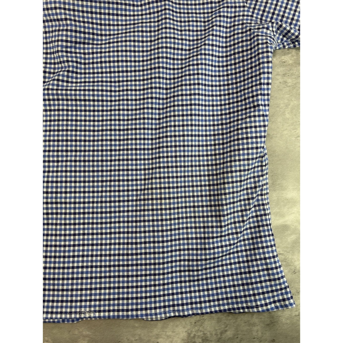 Vintage Polo Ralph Lauren Plaid Print Reworked Cropped Button Up Shirt Sz XL