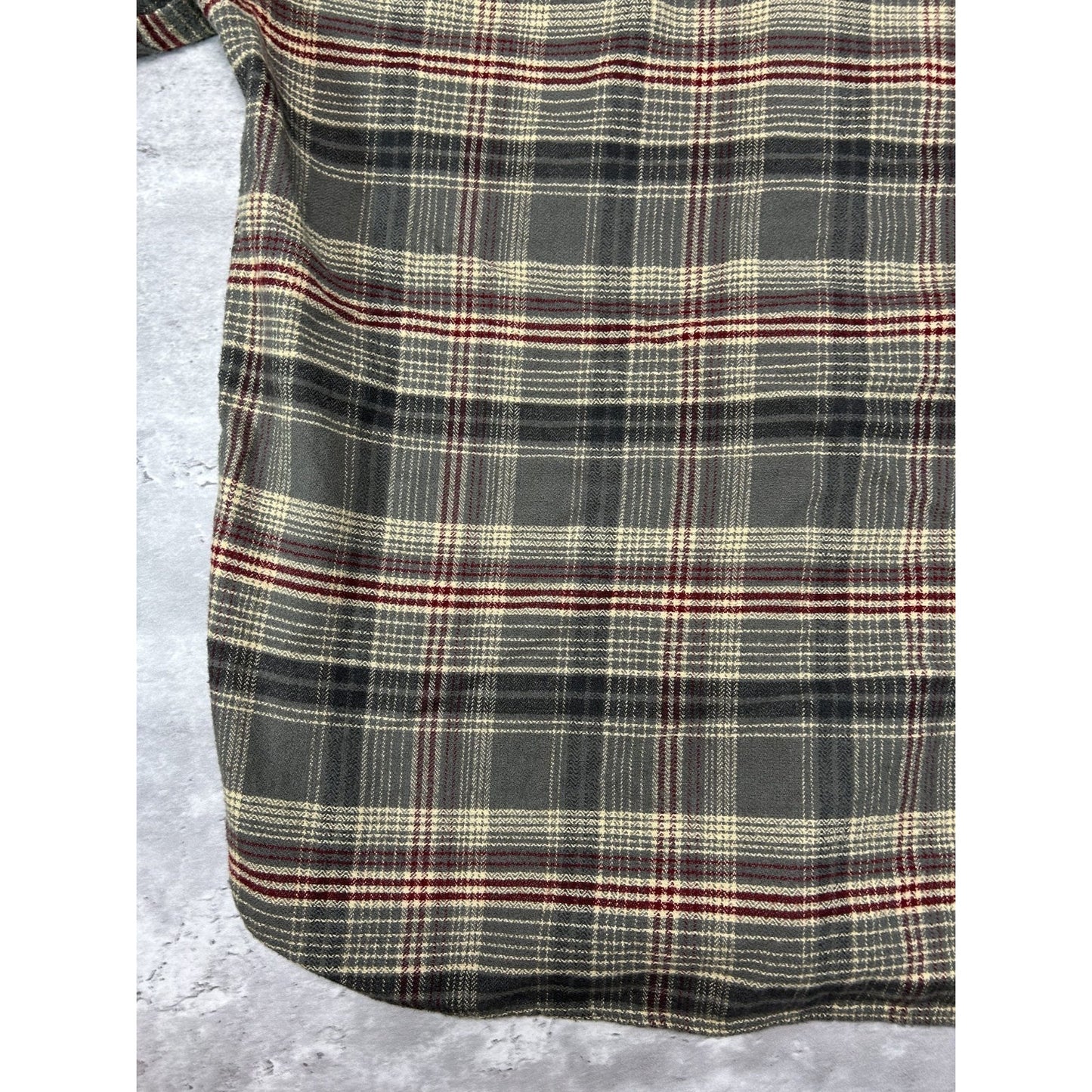 Vintage Woolrich Plaid Print Long Sleeve Button Up Shirt Size Large