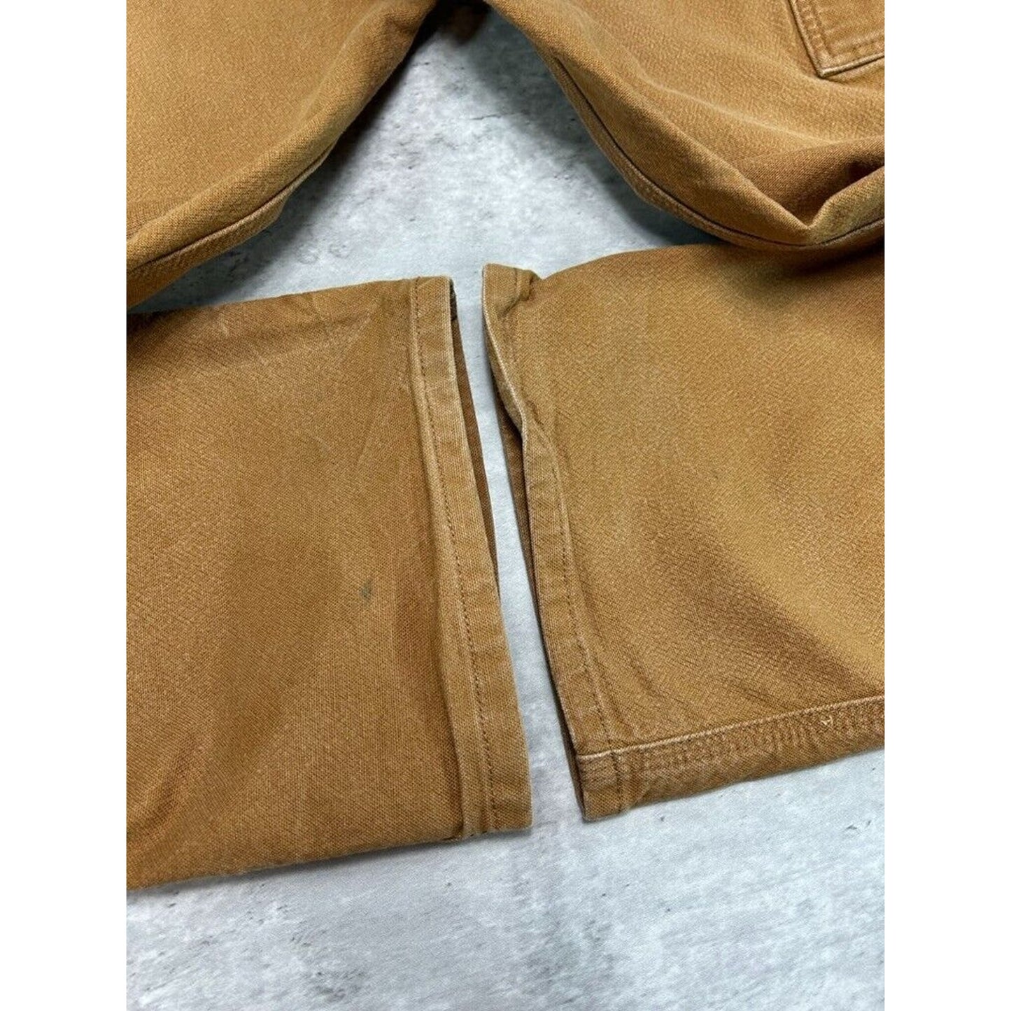 Carhartt Relaxed Fit Canvas Work Wear Carpenter Pants Size 38 Beige