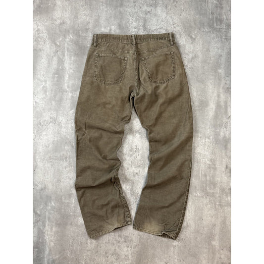 Vintage Gap Standard Fit Casual Style Corduroy Pants Size 34 Brown