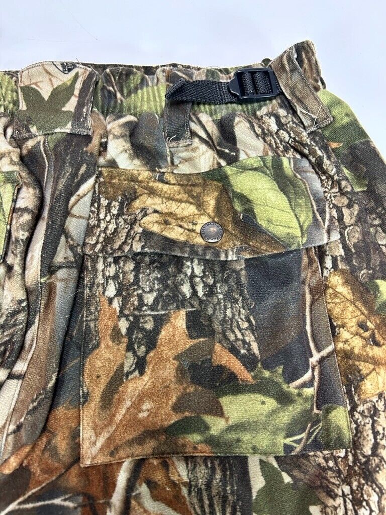 Vintage Scent Blocker Plus Realtree Hardwoods Camo Cargo Hunting Pants Size Small