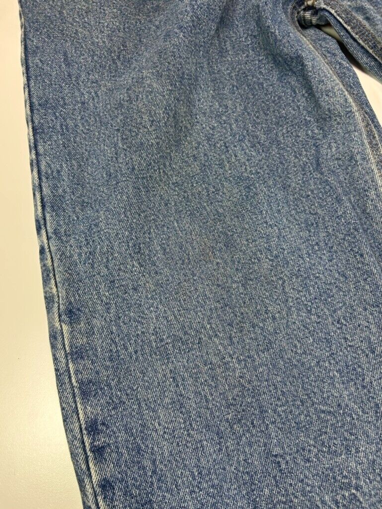 Vintage Carhartt Relaxed Fit Dark Wash Denim Work Wear Pants Size 40W Blue