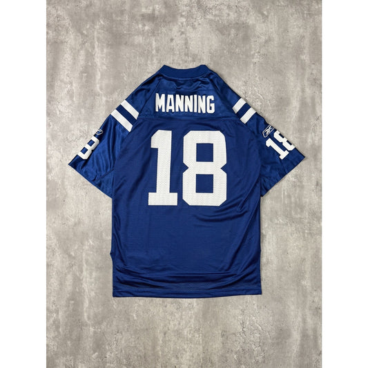 Vintage Peyton Manning #18 Indianapolis Colts NFL Reebok Football Jersey Medium