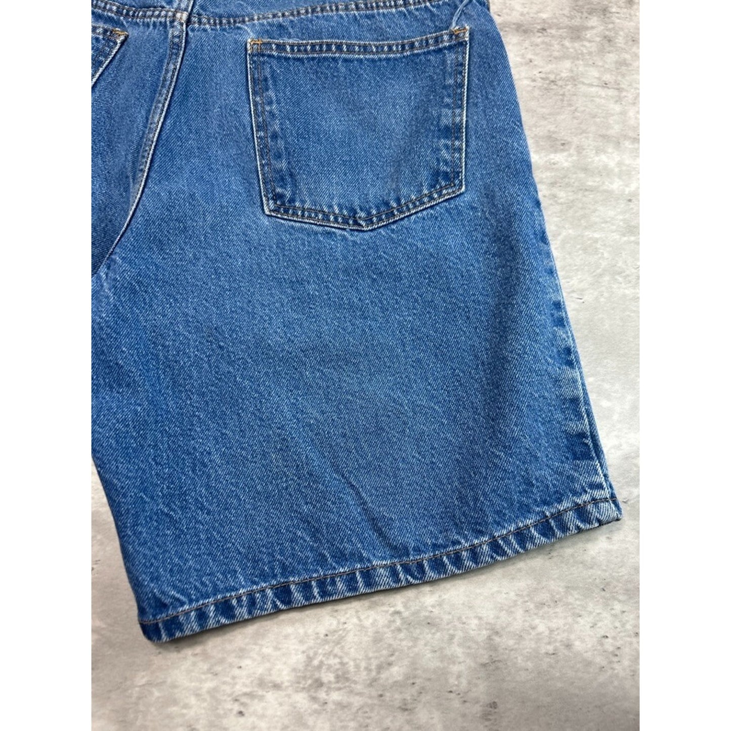 Vintage Faded Glory Original Medium Wash Denim Shorts Size 38 Blue