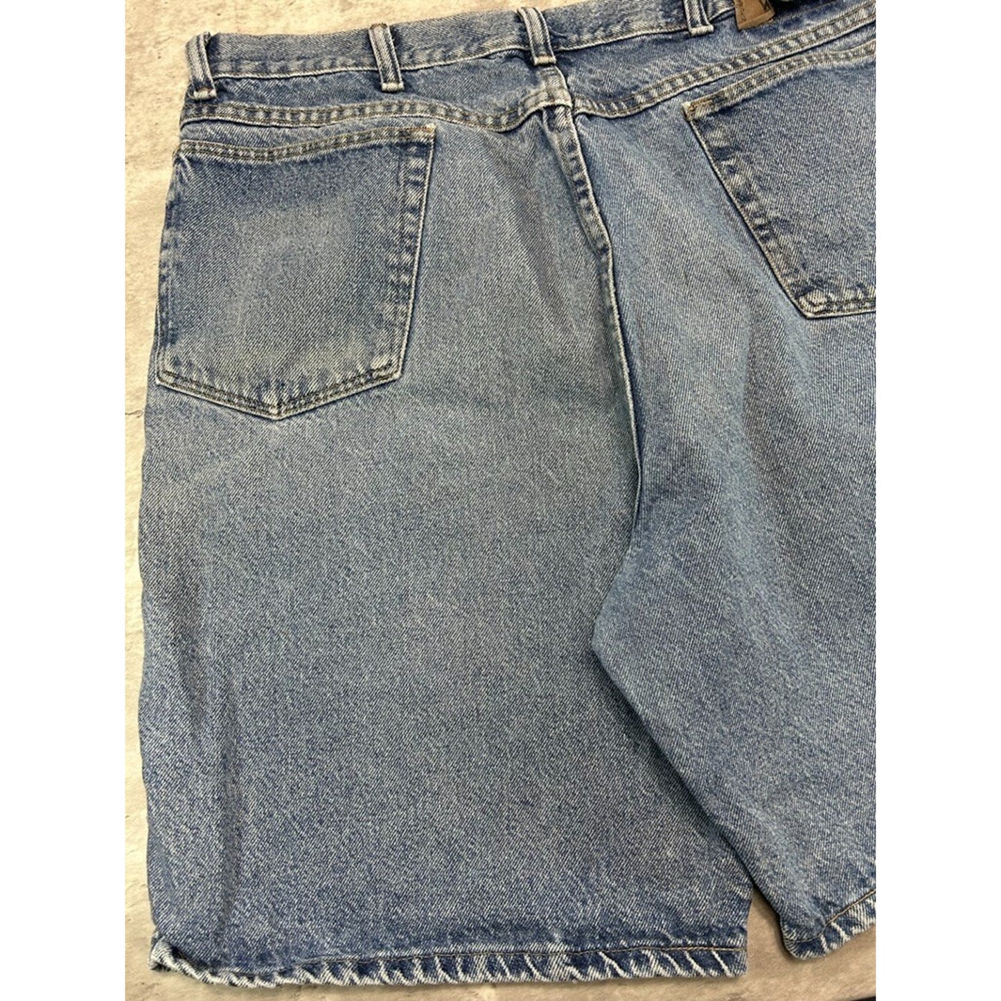 Vintage Wrangler Authentic Jeans Medium Wash Denim Shorts Size 38 Blue