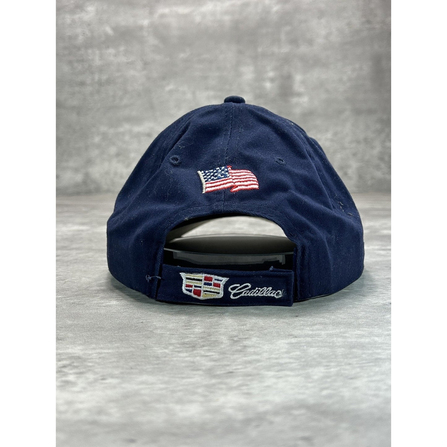 Vintage Chevrolet Dondelinger Embroidered Logo Two Tone Strapback Hat OSFA