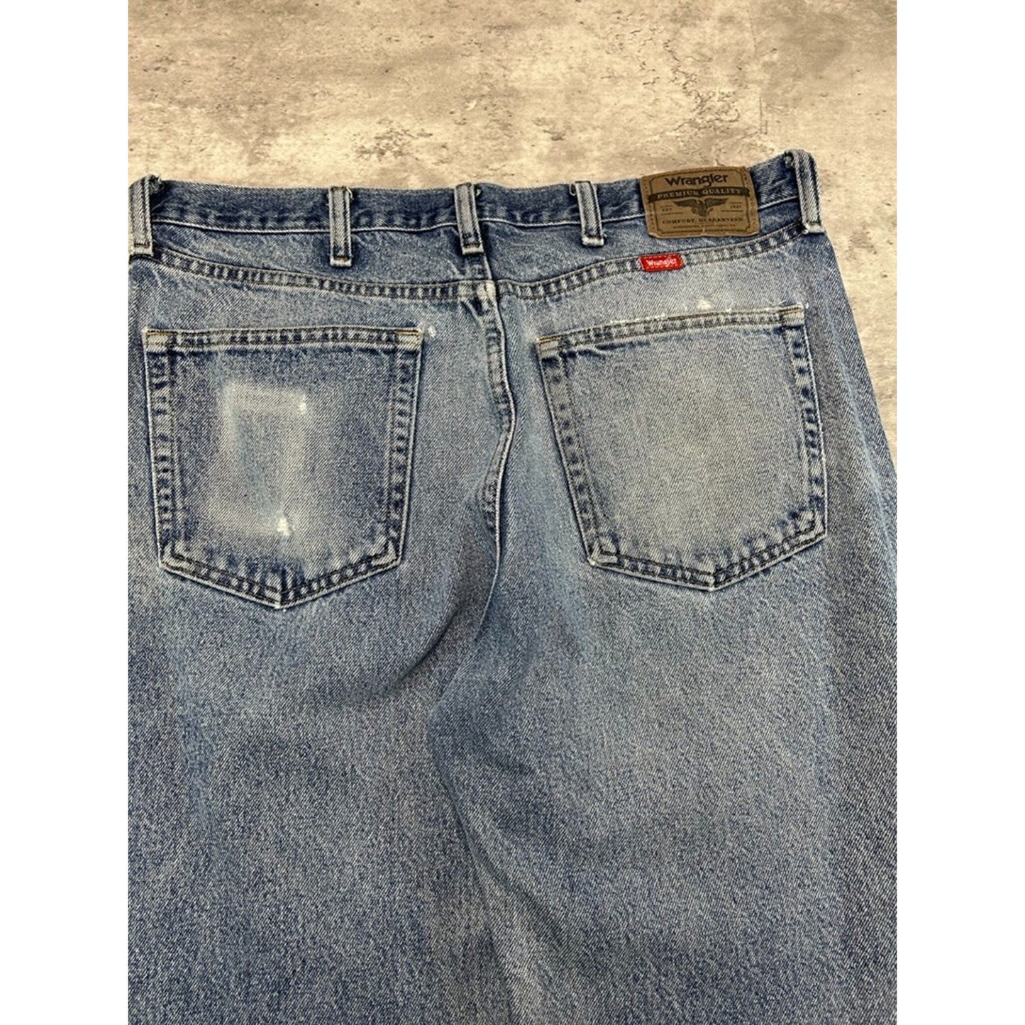 Vintage Wrangler Authentics Medium Wash Denim Pants Size 35 Blue