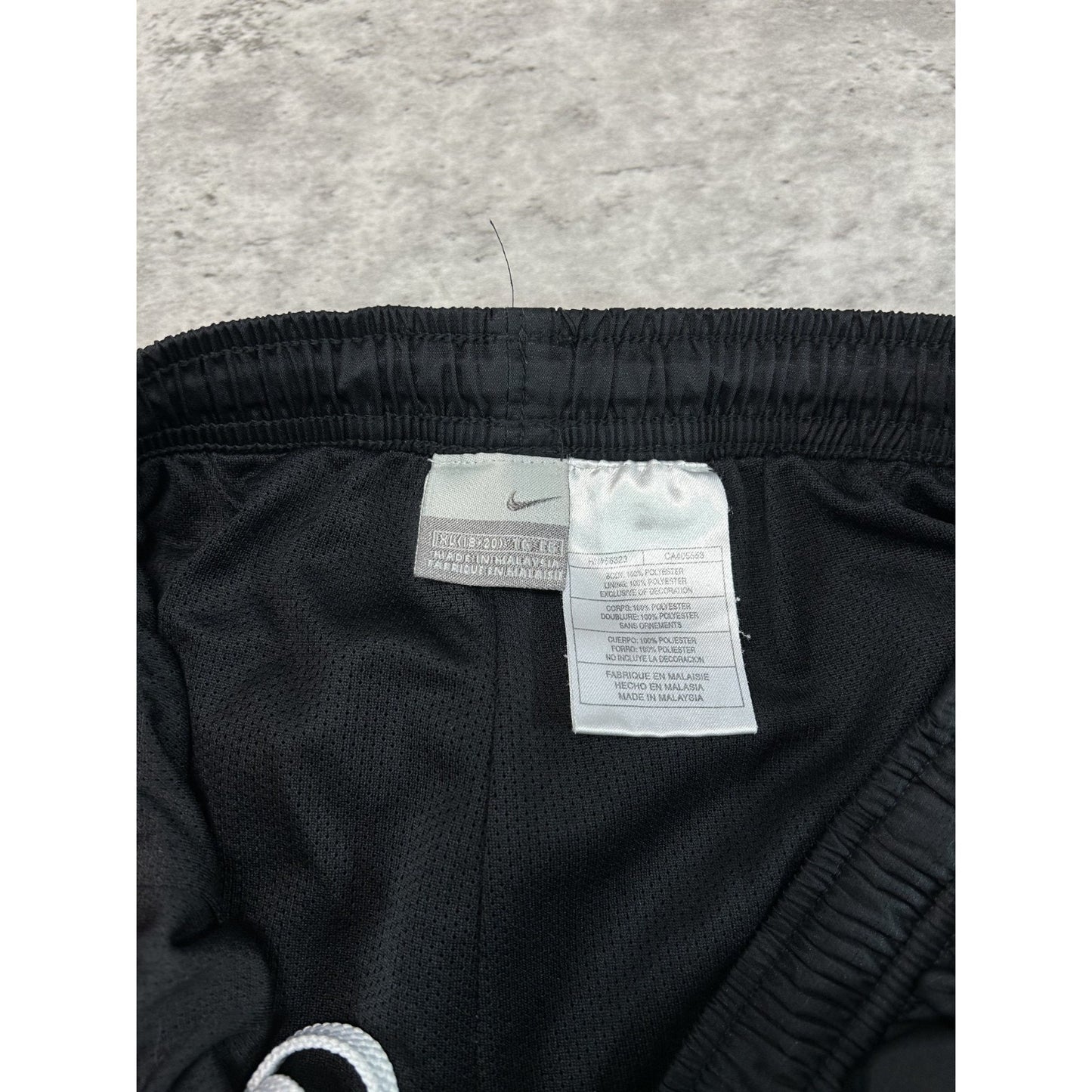 Vintage 2000s Nike Embroidered Spellout Nylon Track Pants Size YOUTH XL