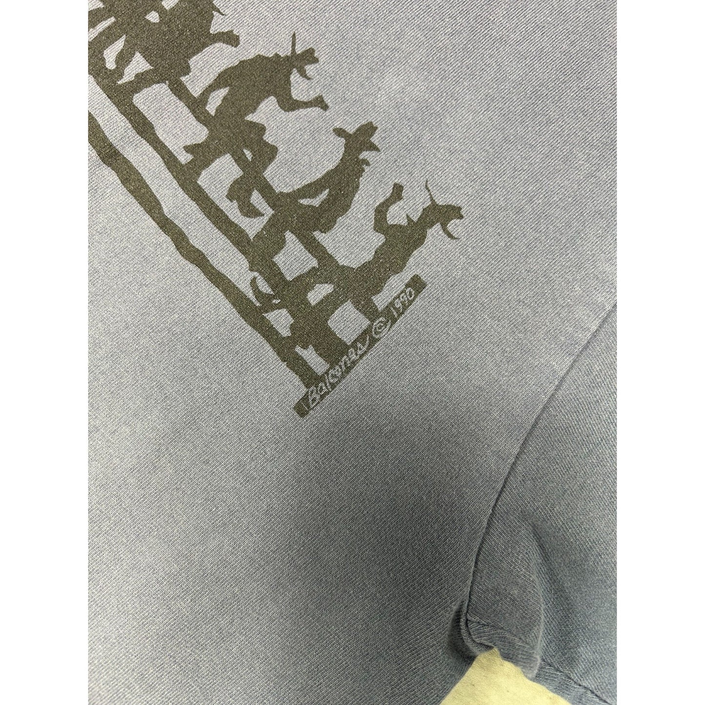 Vintage 1990s Lane Quest Ranch Cowboy Graphic Destination T-Shirt Size XL