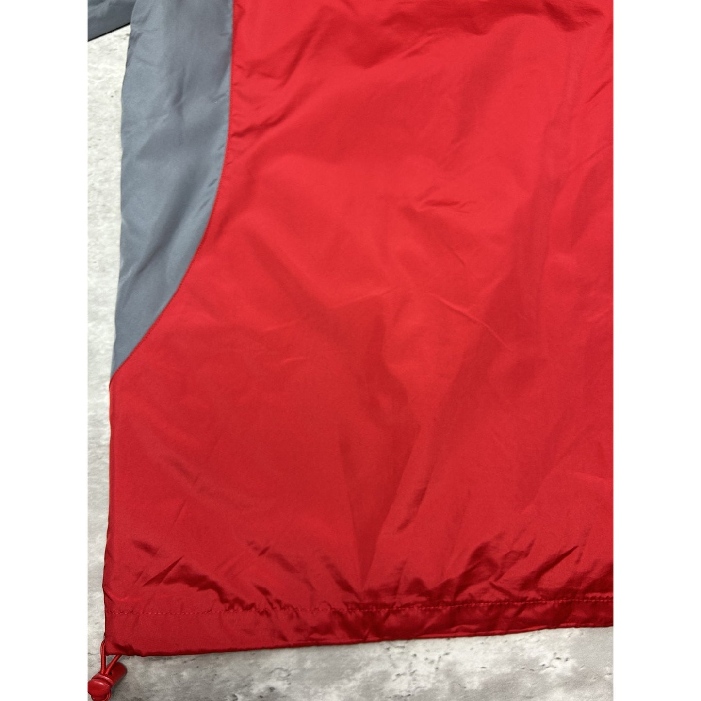 Kansas City Chiefs NFL Embroidered Logo Nylon Windbreaker Size XL